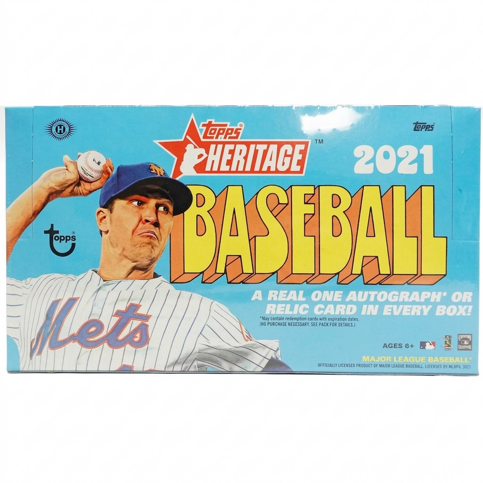 2021 Topps Heritage Baseball Hobby 12-Box Case (Ships Sealed Only) - D