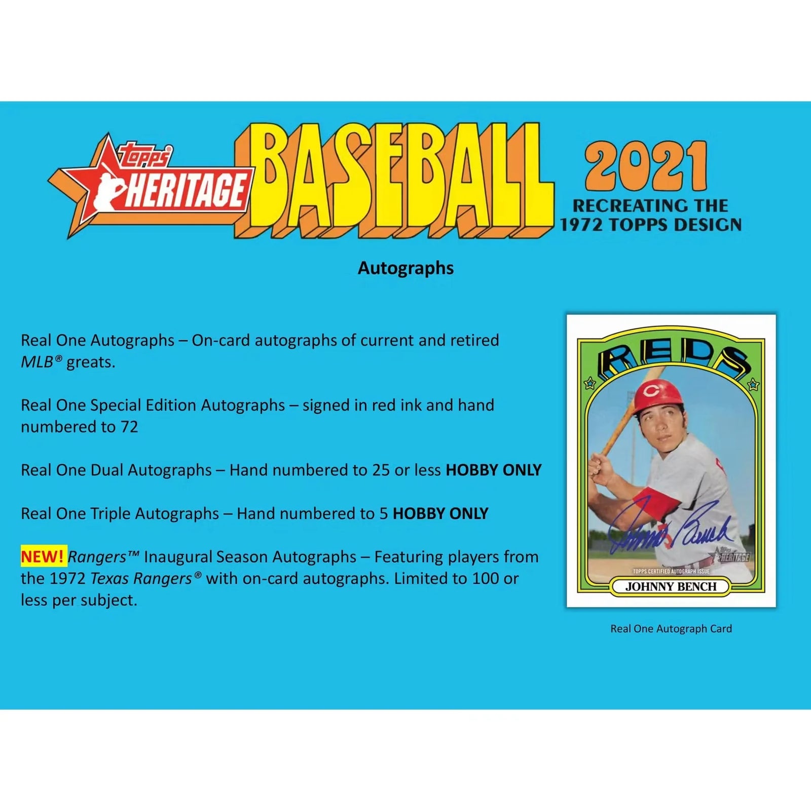 2021 Topps Heritage Baseball Hobby 12-Box Case (Ships Sealed Only) - D
