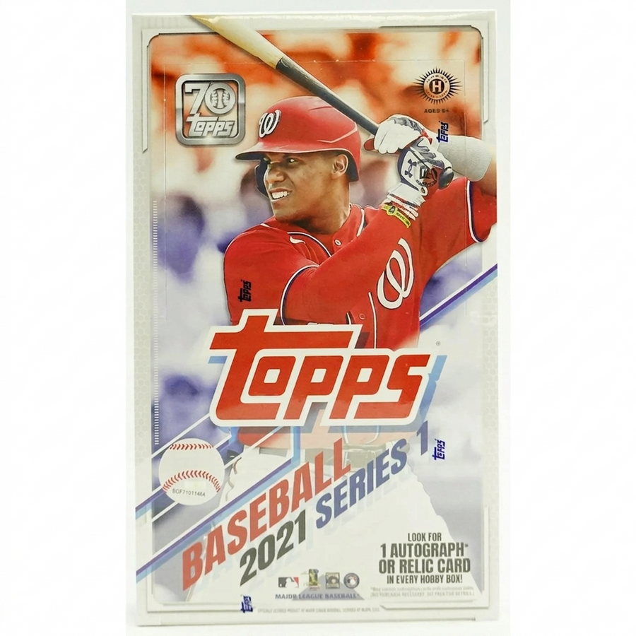 2021 Topps Series 1 Baseball Hobby Box | 70th Anniversary (Ships Sealed Only)