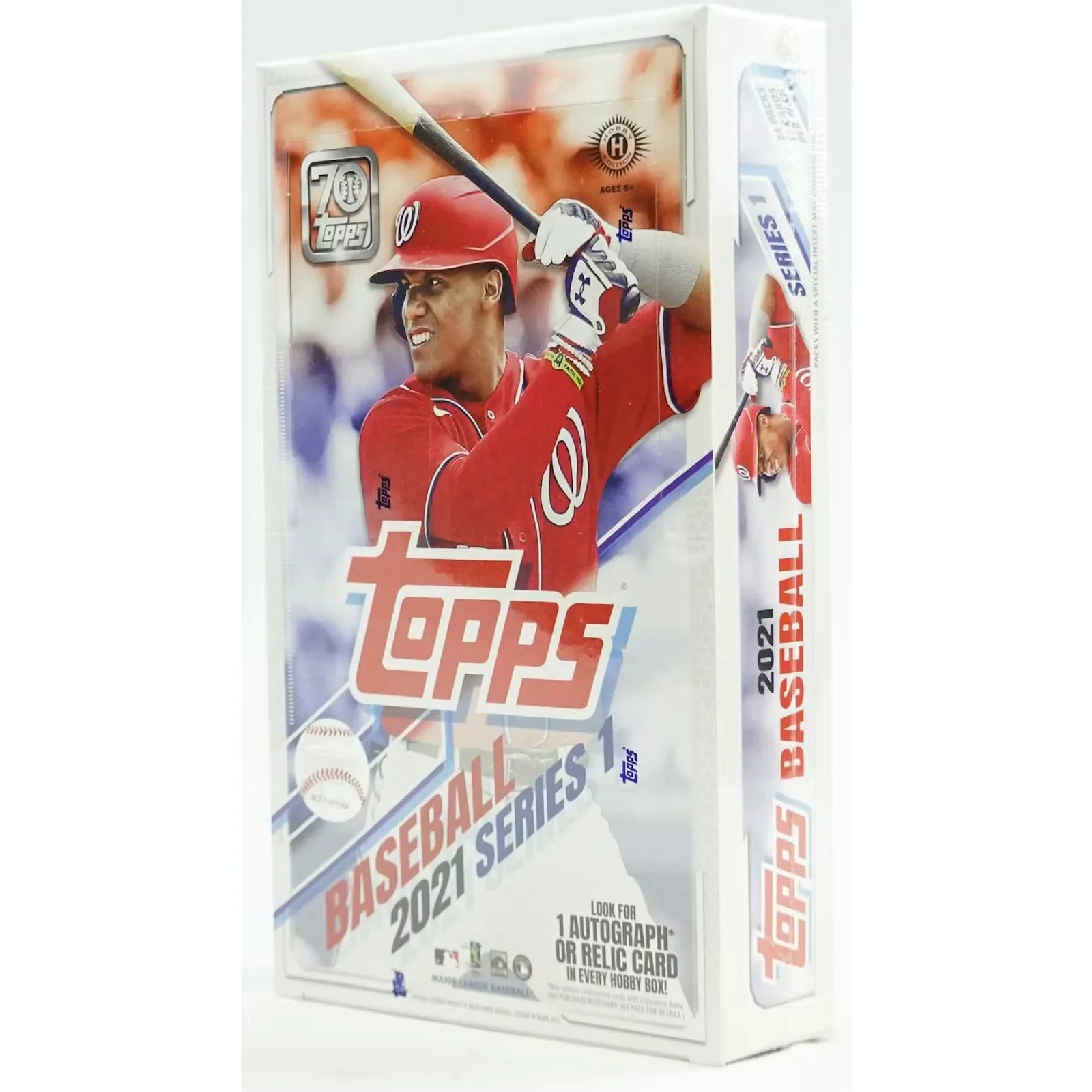 2021 Topps Series 1 Baseball Hobby Box | 70th Anniversary (Ships Sealed Only)