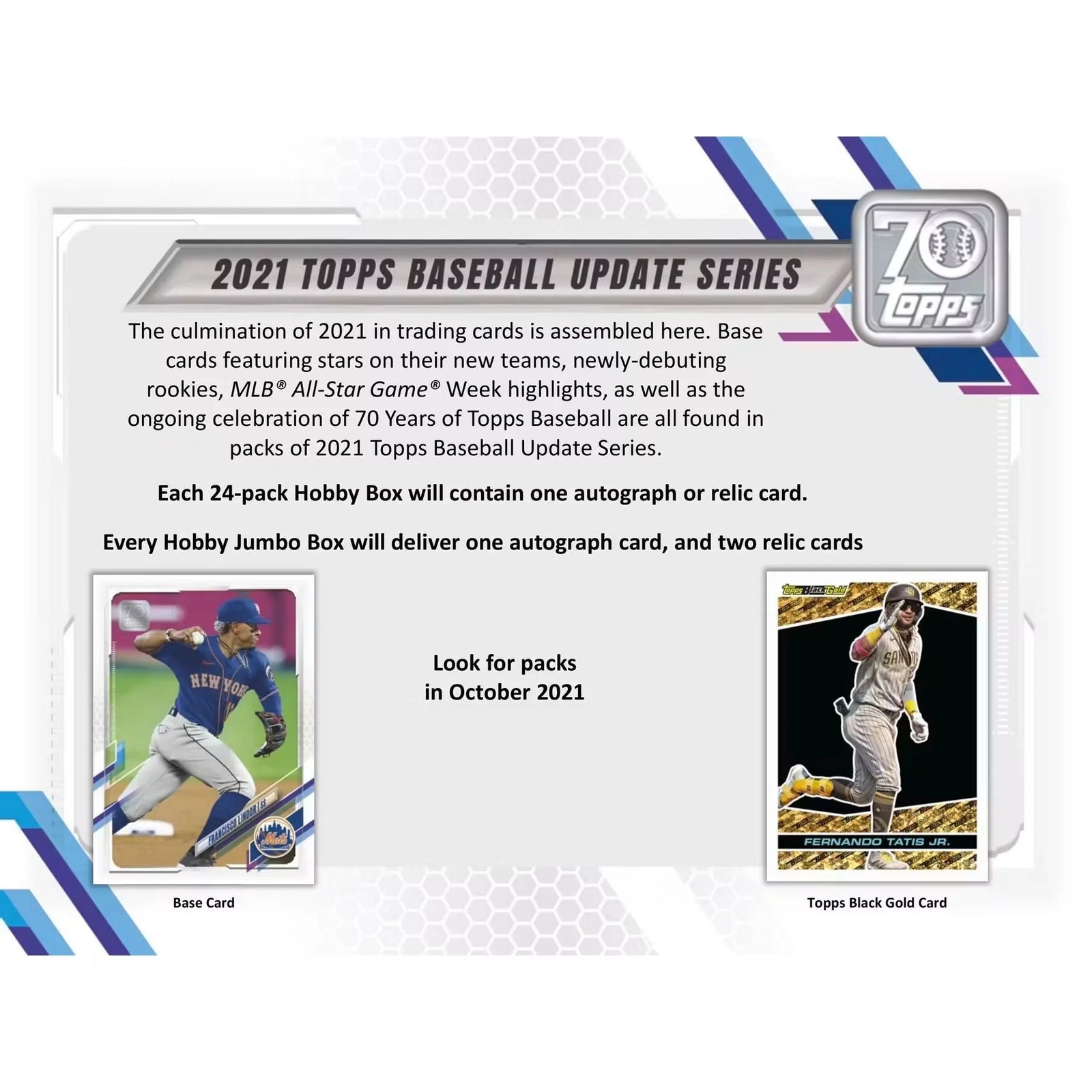 2021 Topps Update Series Baseball Hobby 12-Box Case (Ships Sealed Only)