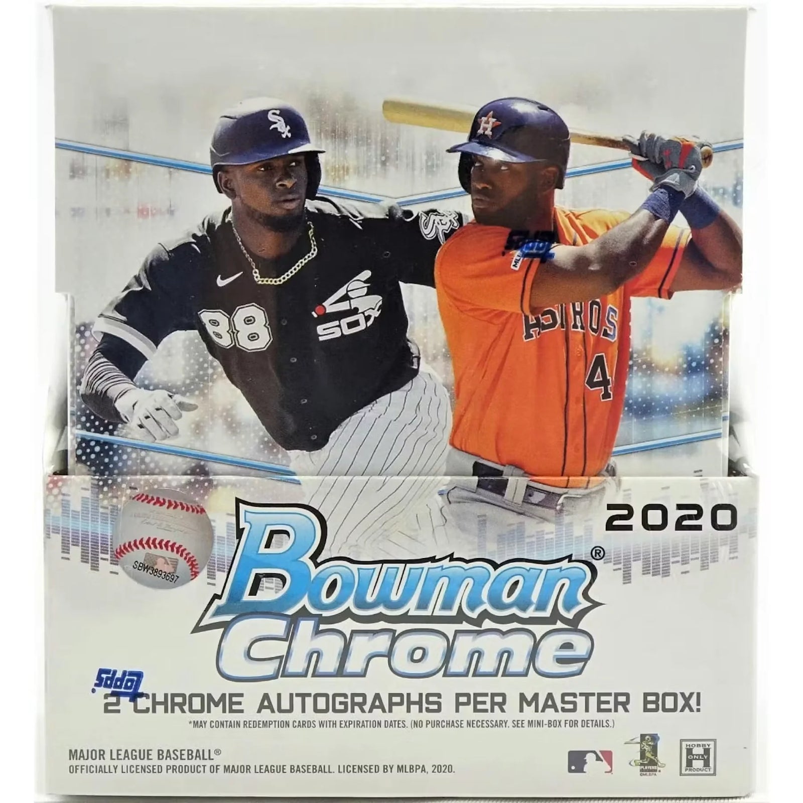 2020 Bowman Chrome Baseball Hobby 12-Box Case (Ships Sealed Only) - D