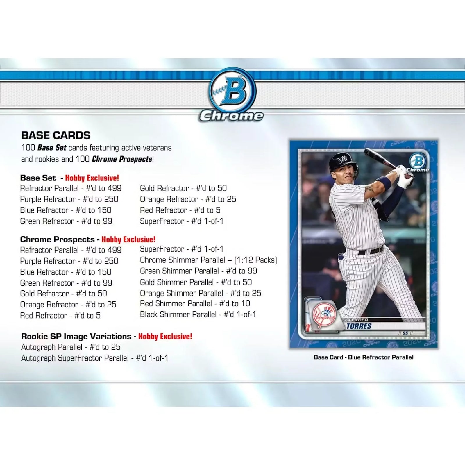 2020 Bowman Chrome Baseball Hobby 12-Box Case (Ships Sealed Only) - D