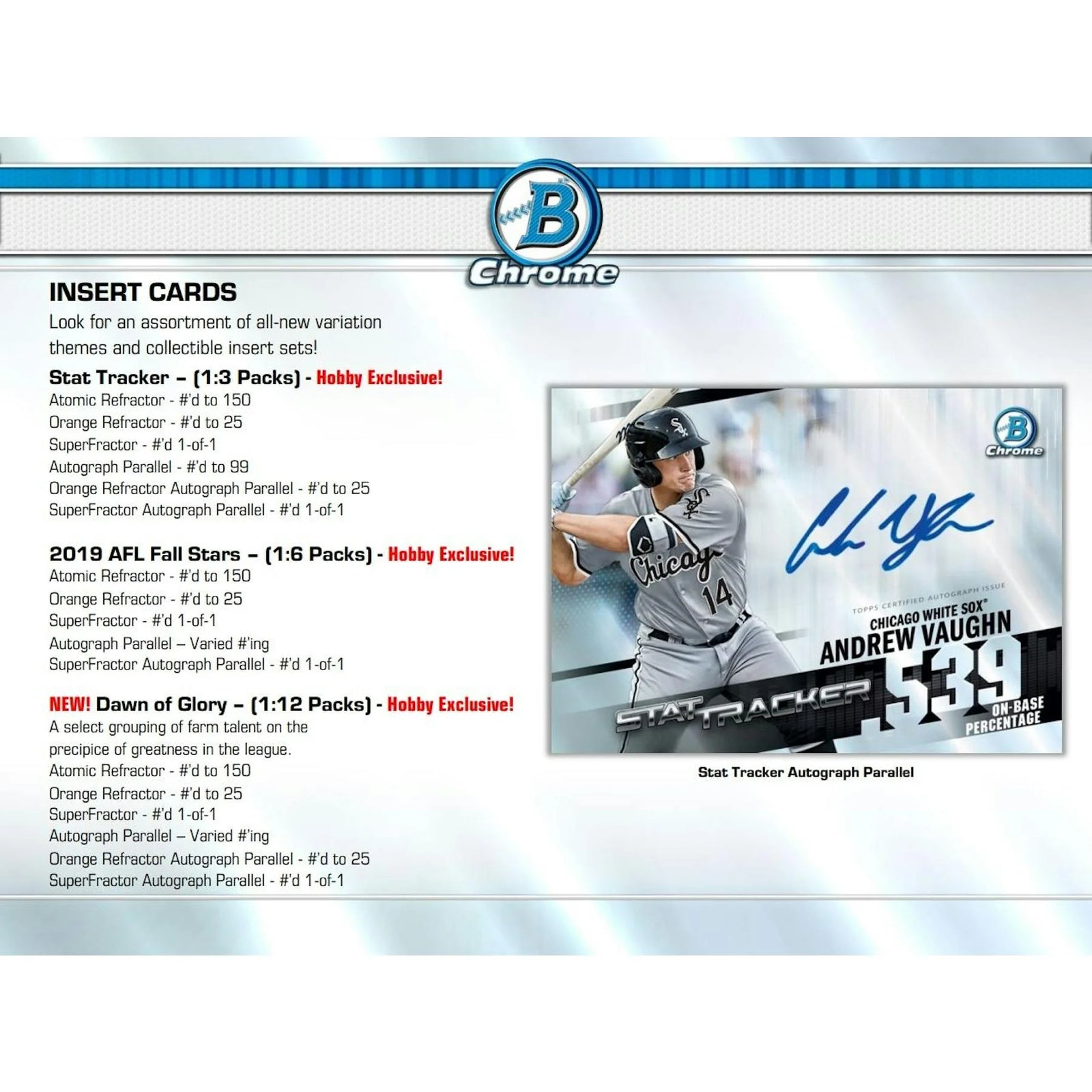 2020 Bowman Chrome Baseball Hobby 12-Box Case (Ships Sealed Only) - D