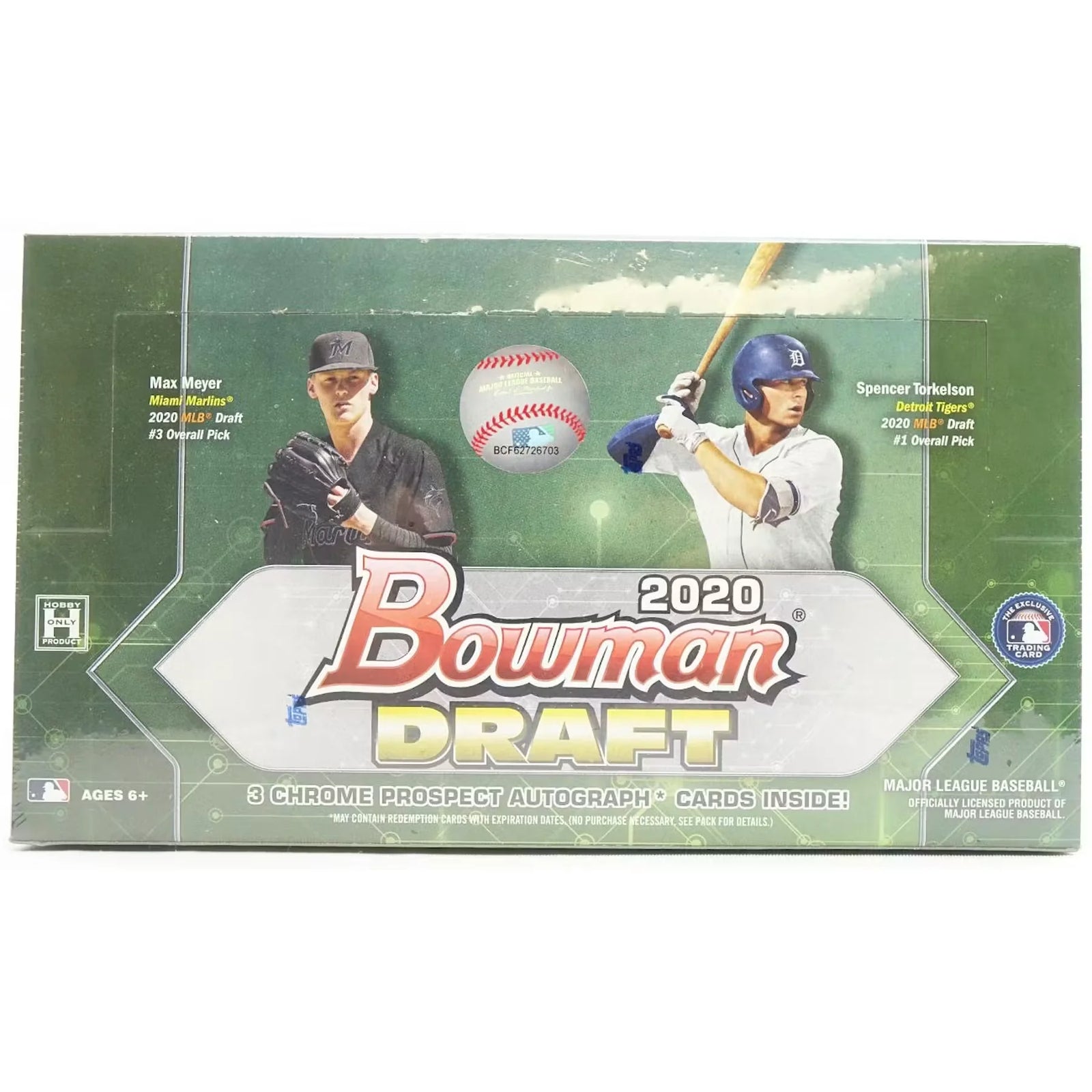 2020 Bowman Draft Baseball Hobby Jumbo 8-Box Case (Ships Sealed Only) - D