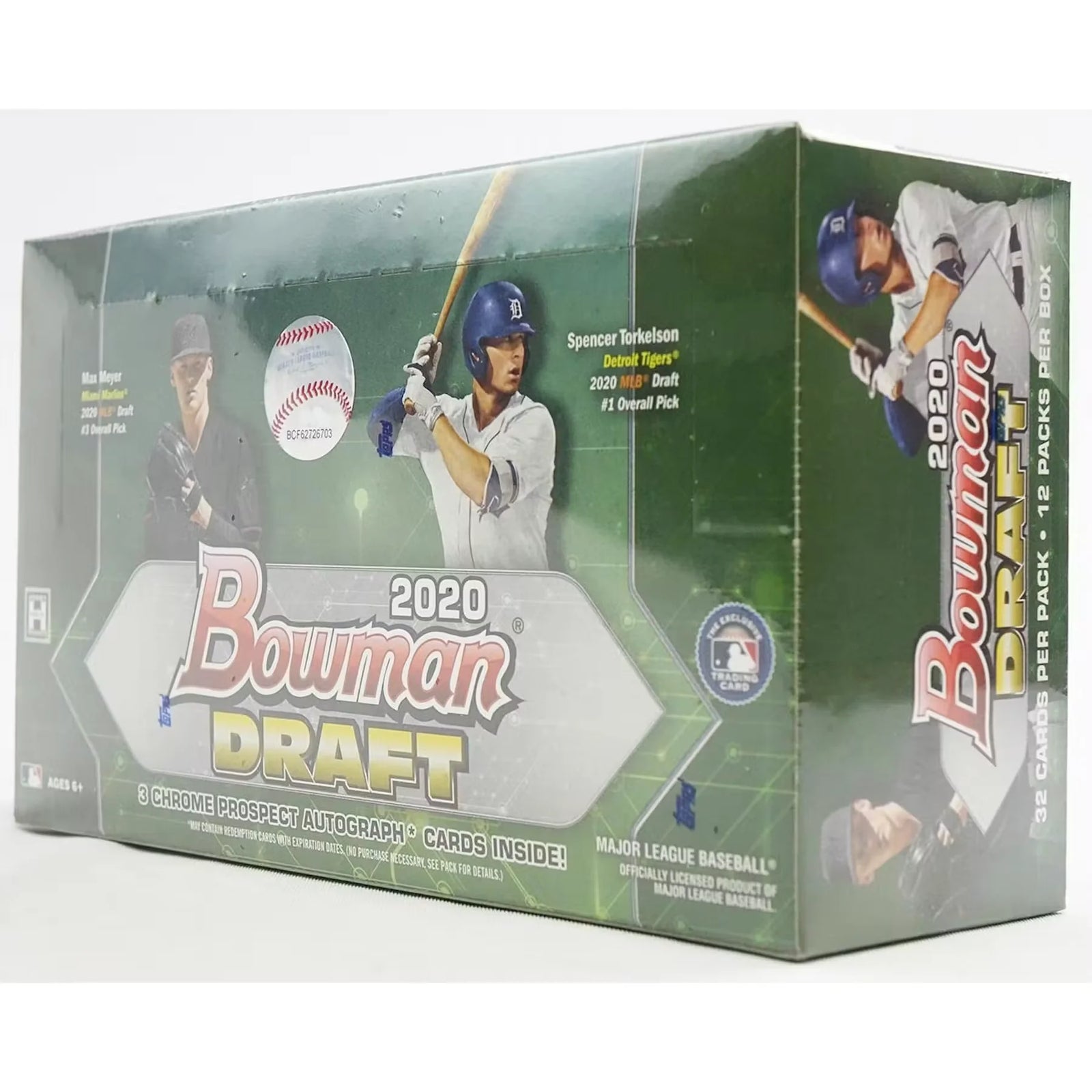 2020 Bowman Draft Baseball Hobby Jumbo 8-Box Case (Ships Sealed Only) - D
