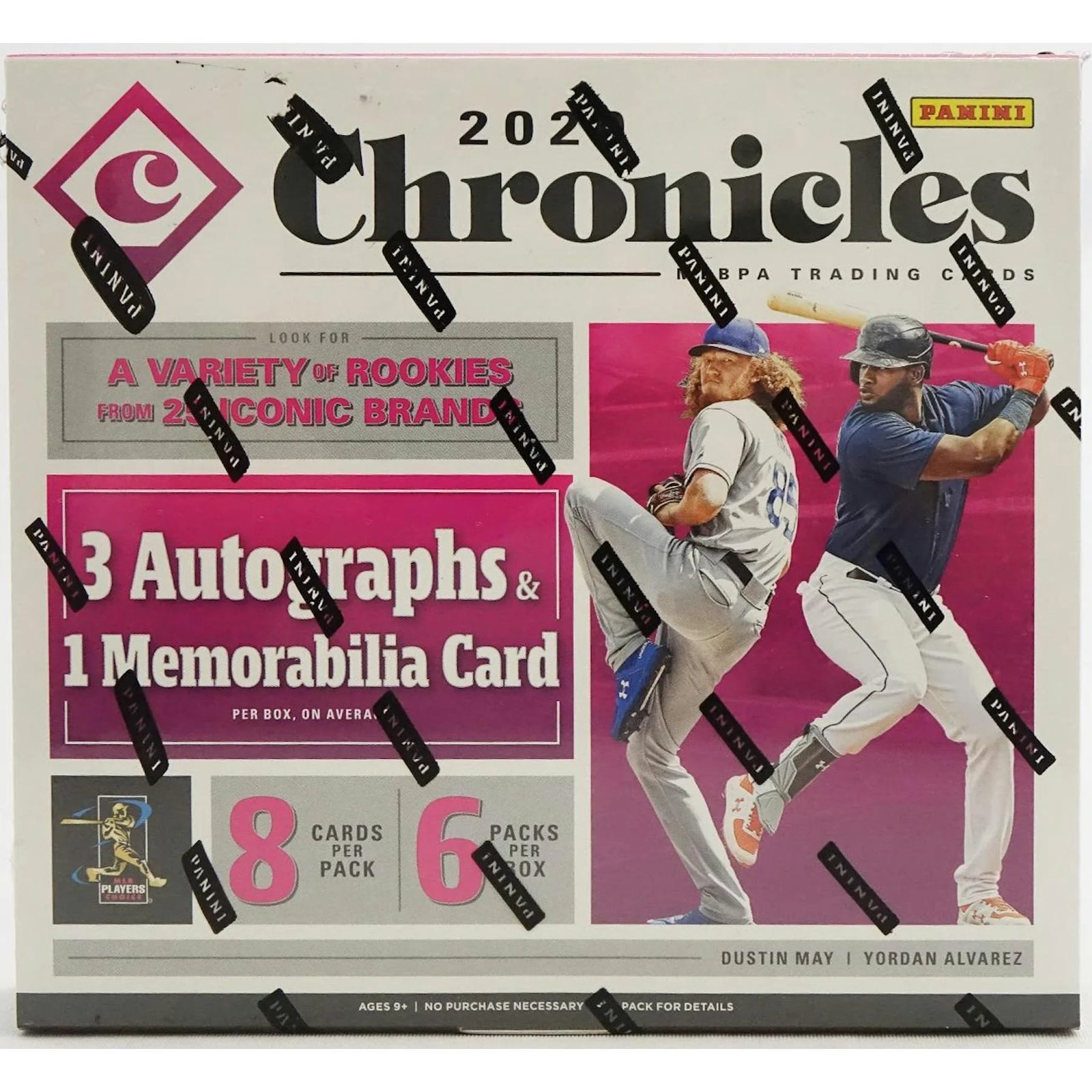 2020 Panini Chronicles Baseball Hobby 16-Box Case (Ships Sealed Only) - D