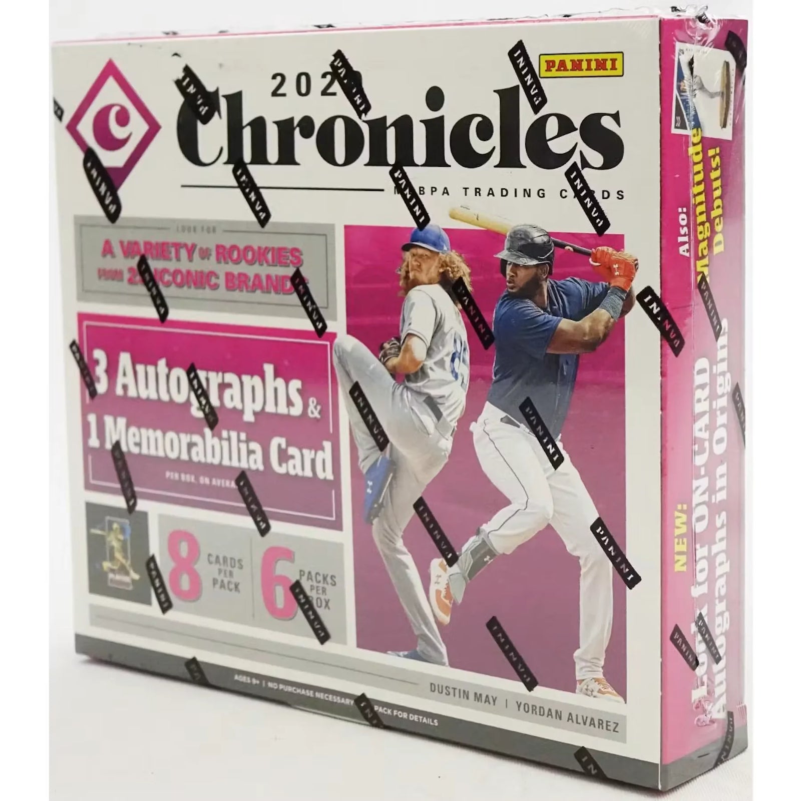 2020 Panini Chronicles Baseball Hobby 16-Box Case (Ships Sealed Only) - D