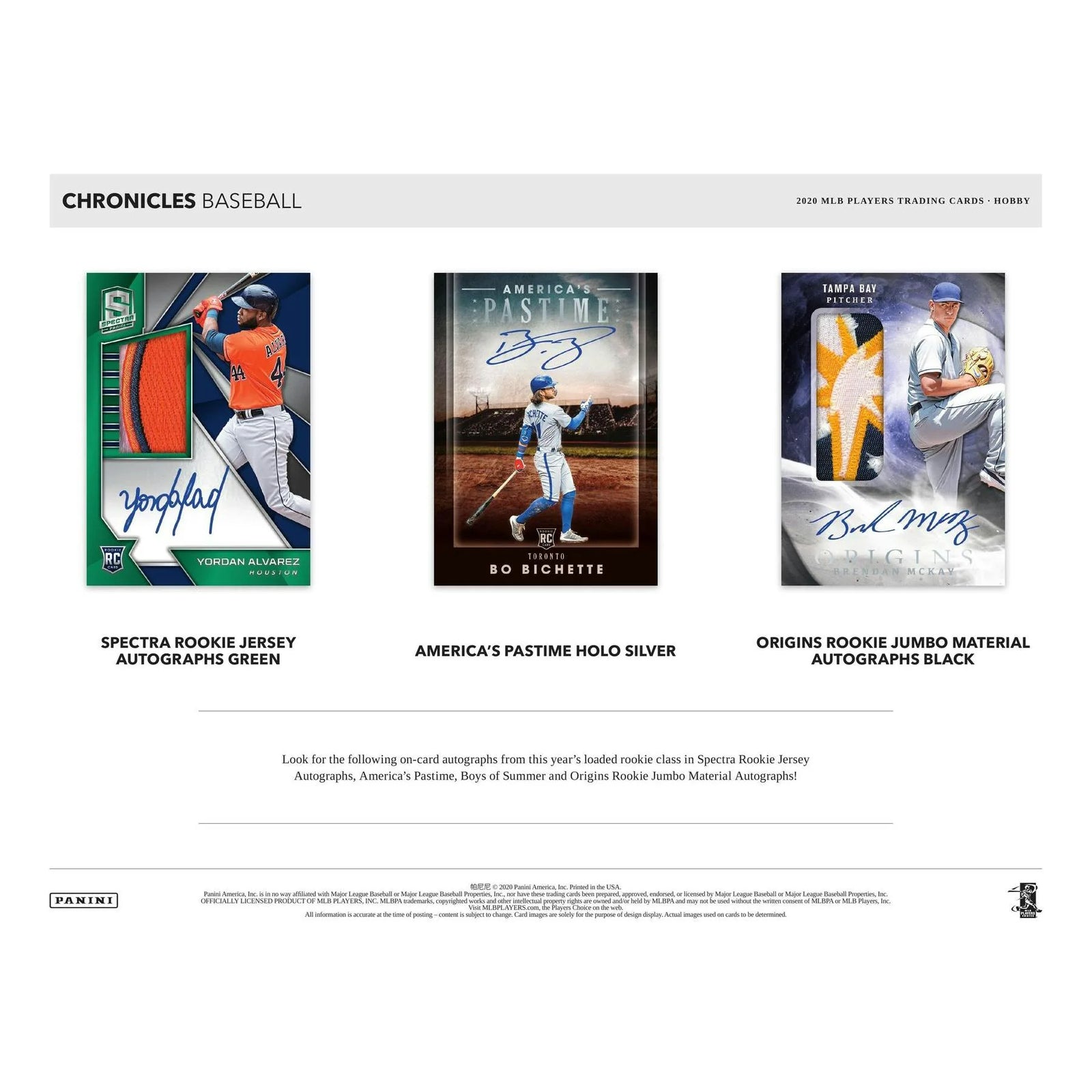 2020 Panini Chronicles Baseball Hobby 16-Box Case (Ships Sealed Only) - D