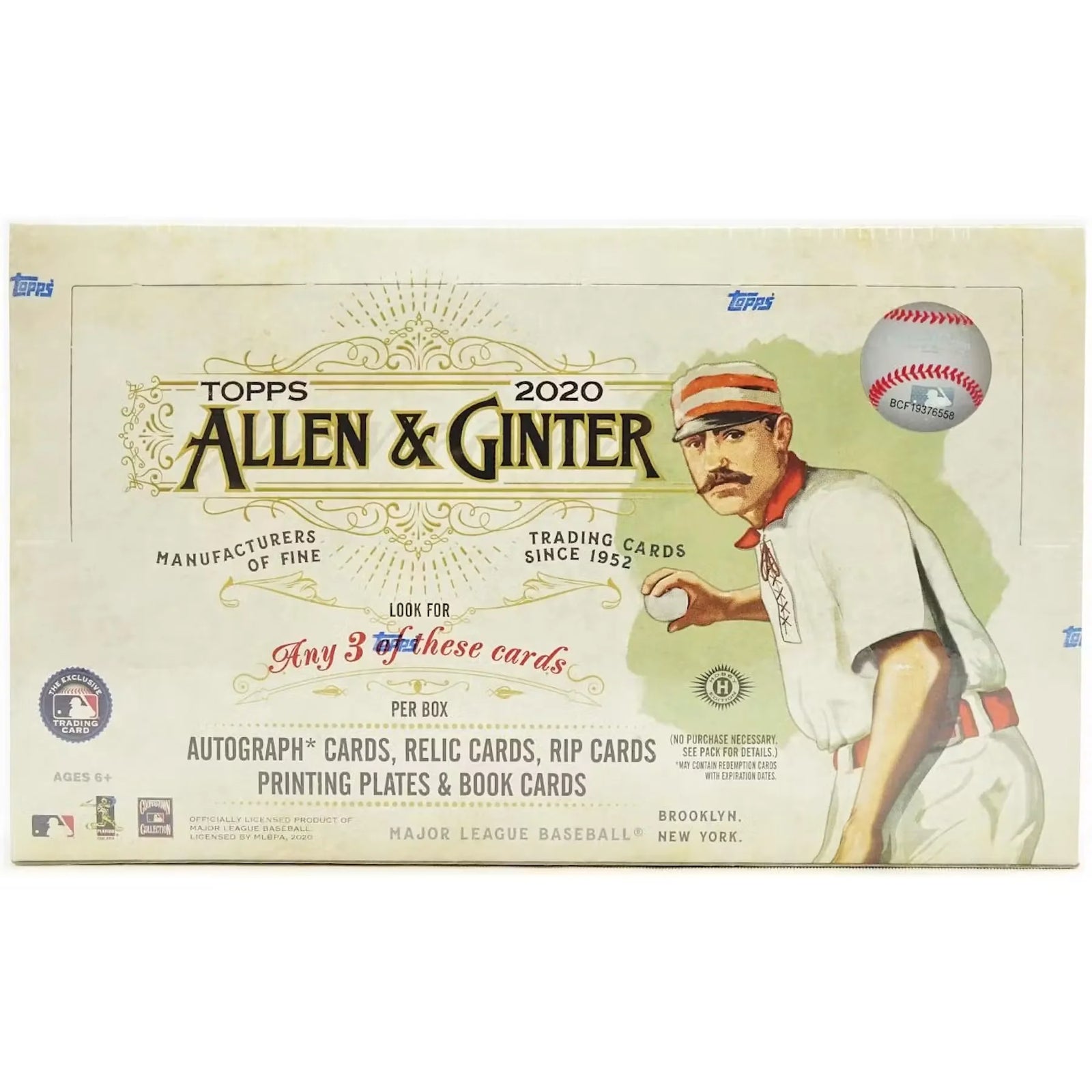 2020 Topps Allen & Ginter Baseball Hobby Box (Ships Sealed Only) - D