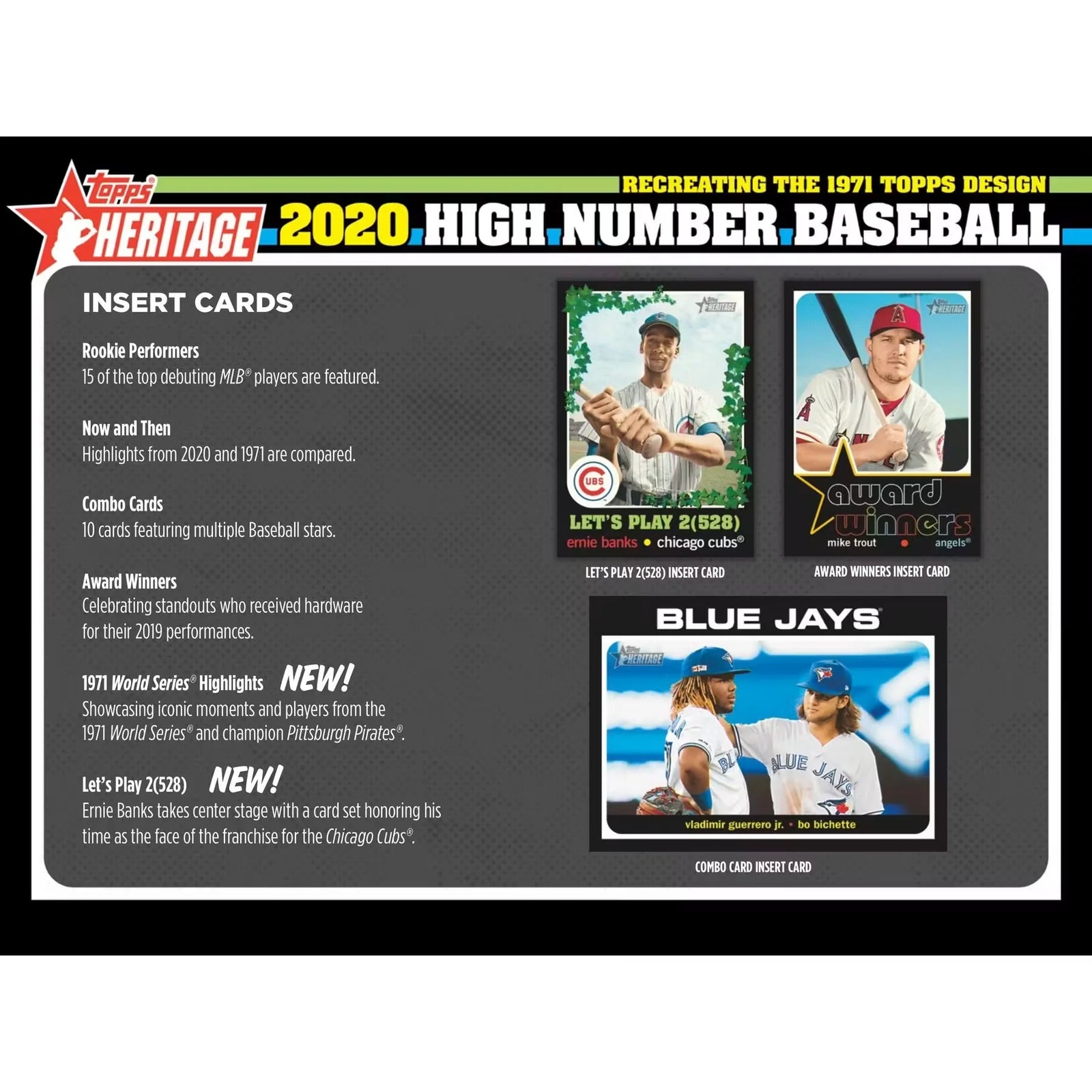 2020 Topps Heritage High Number Baseball Hobby 12-Box Case (Ships Sealed Only) - D