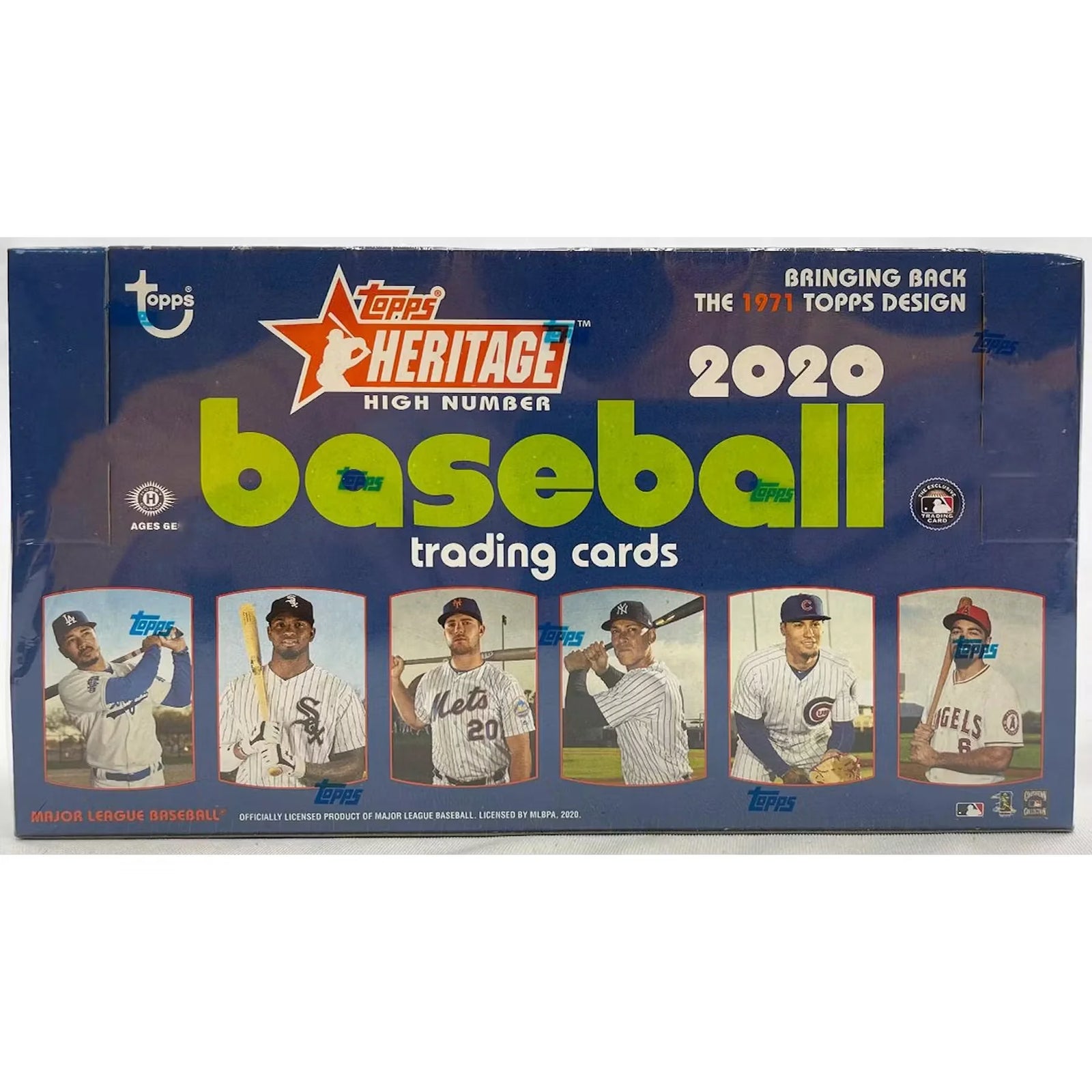 2020 Topps Heritage High Number Baseball Hobby Box (Ships Sealed Only) - D