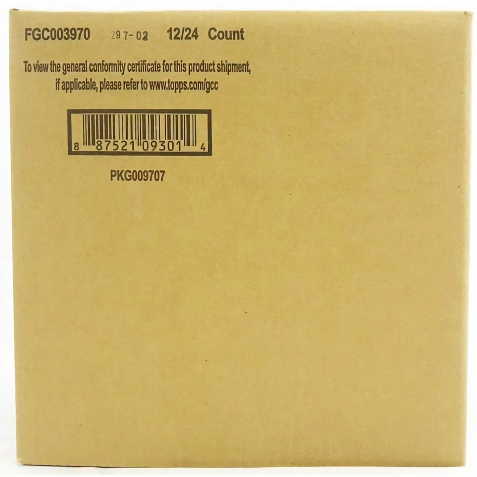 2020 Topps Update Series Baseball Hobby 12-Box Case (Ships Sealed Only) - D