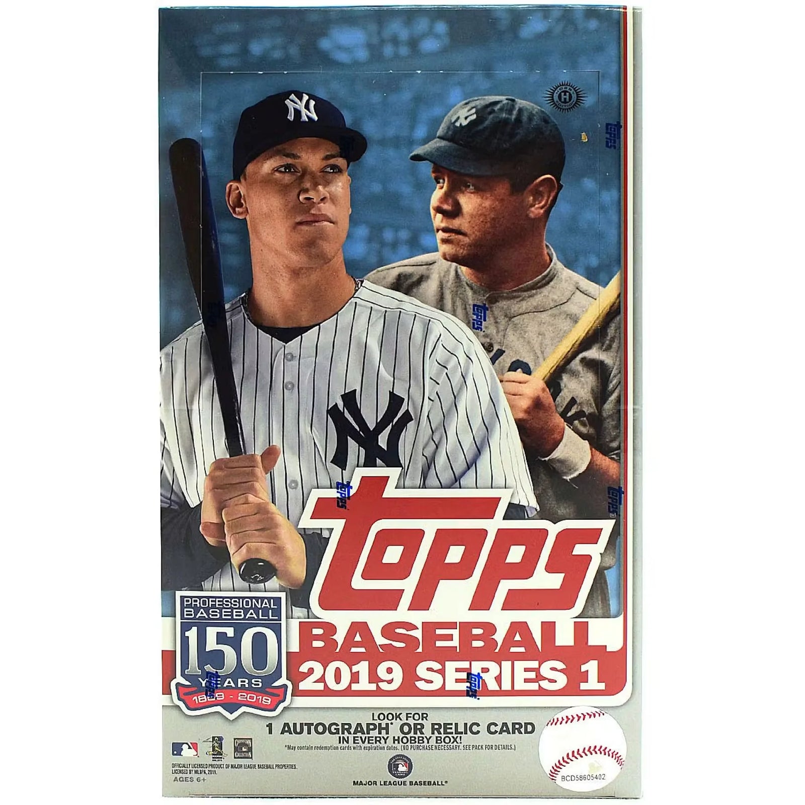 2019 Topps Series 1 Baseball Hobby 12-Box Case (Ships Sealed Only) - D