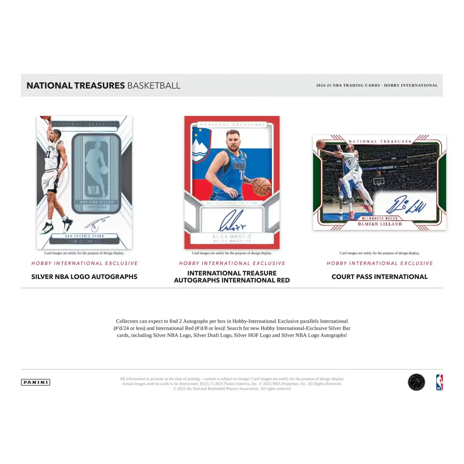 2024-25 Panini National Treasures Basketball International Hobby 4-Box Case (Ships Sealed Only)