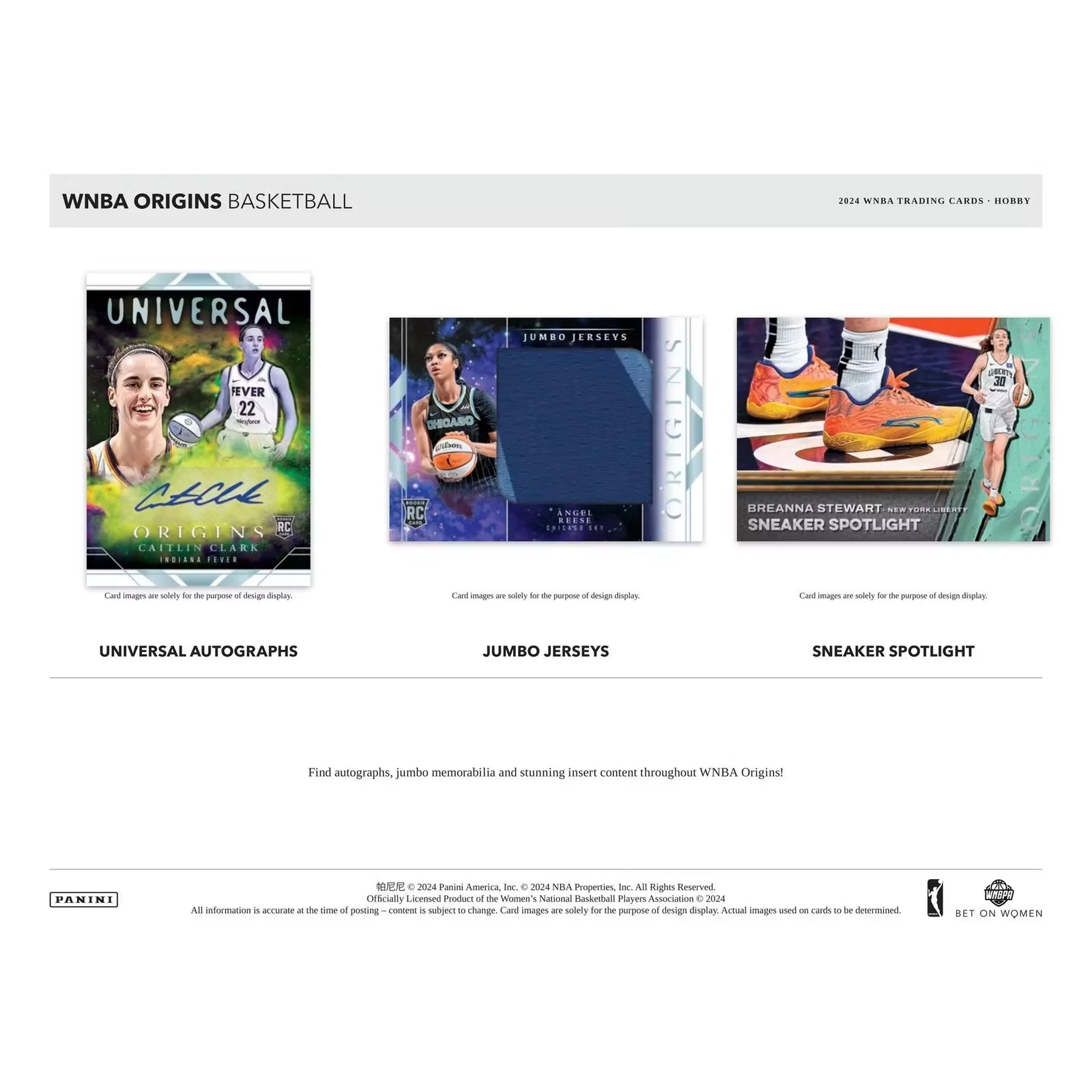 2024 Panini Origins WNBA Basketball Hobby 10-Box Case (Ships Sealed Only)