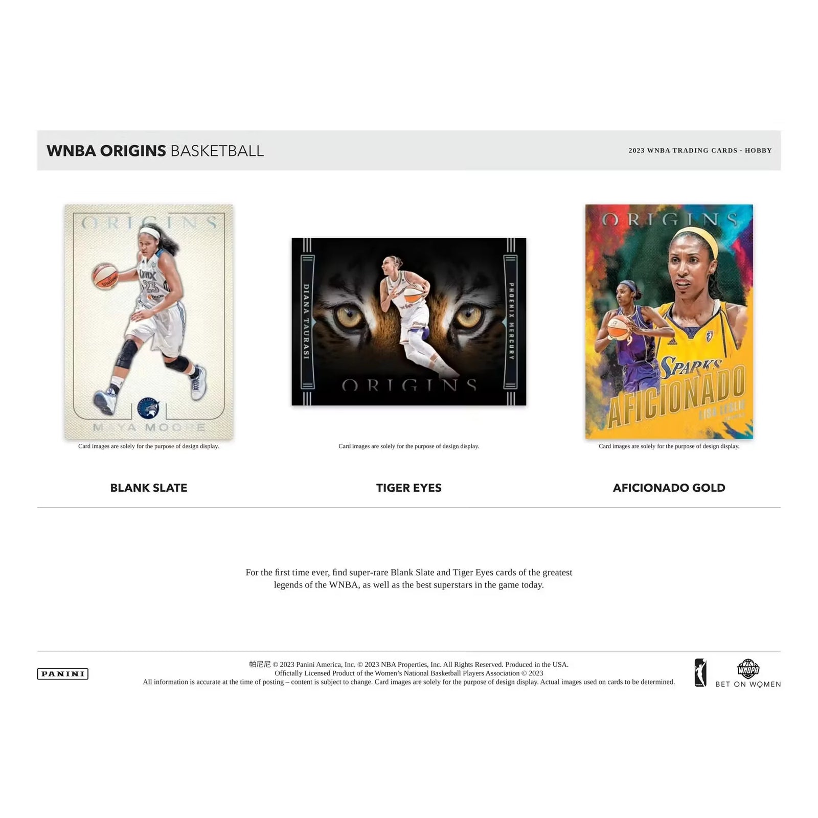 2023 Panini WNBA Origins Basketball Hobby 10-Box Case (Ships Sealed Only) - D