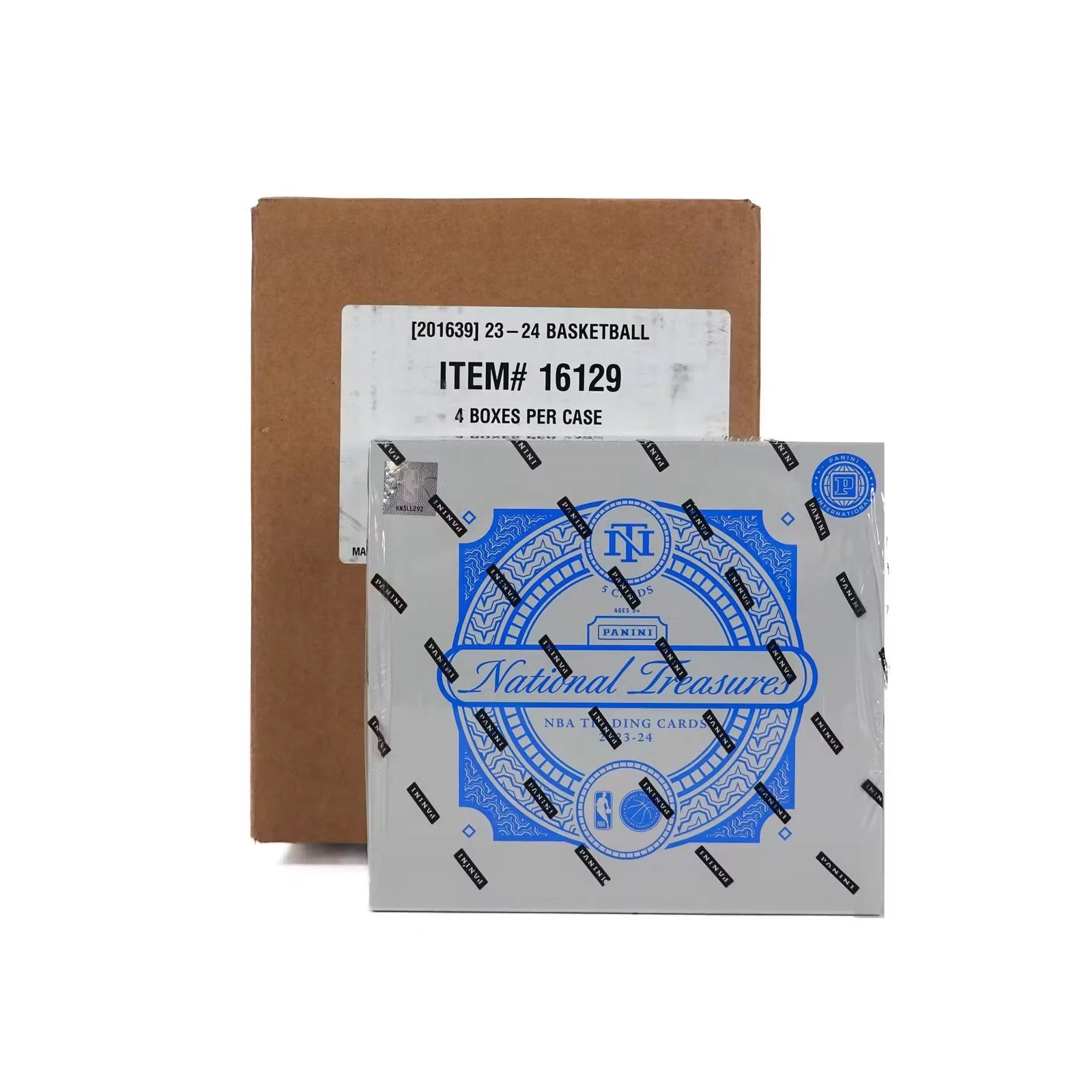 2023-24 Panini National Treasures Basketball International Hobby 4-Box Case (Ships Sealed Only)