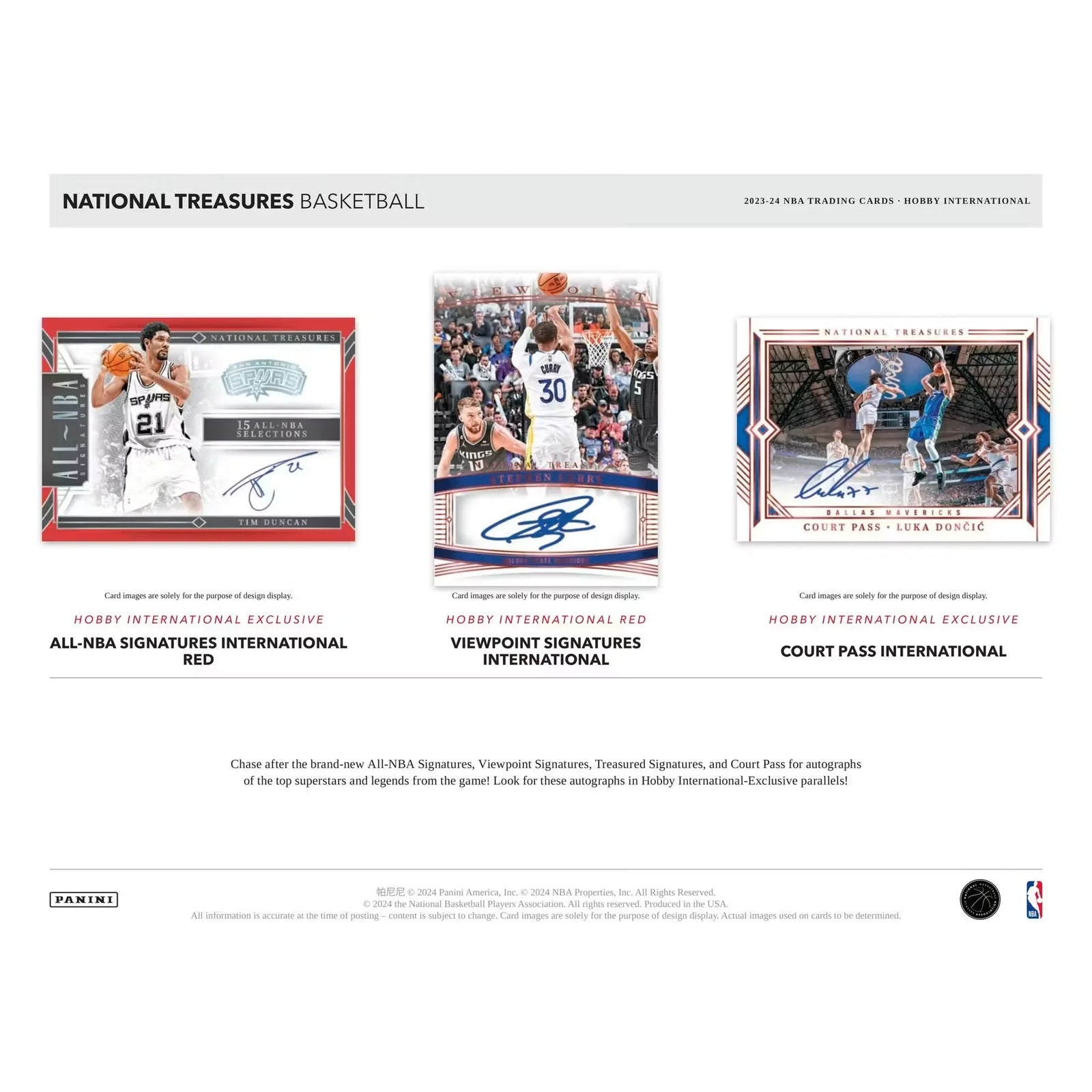 2023-24 Panini National Treasures Basketball International Hobby 4-Box Case (Ships Sealed Only)