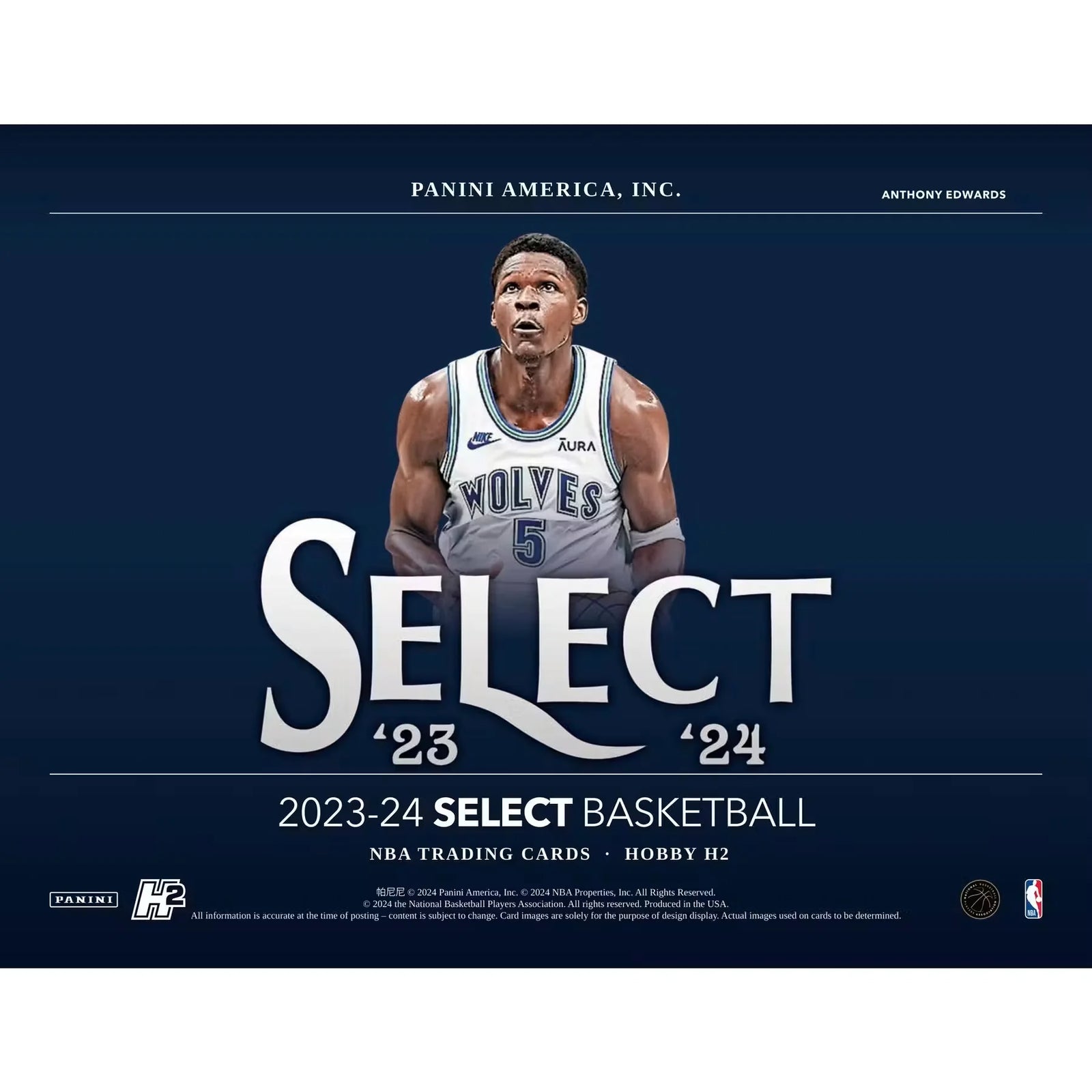 2023-24 Panini Select Basketball H2 20-Box Case (Ships Sealed Only)