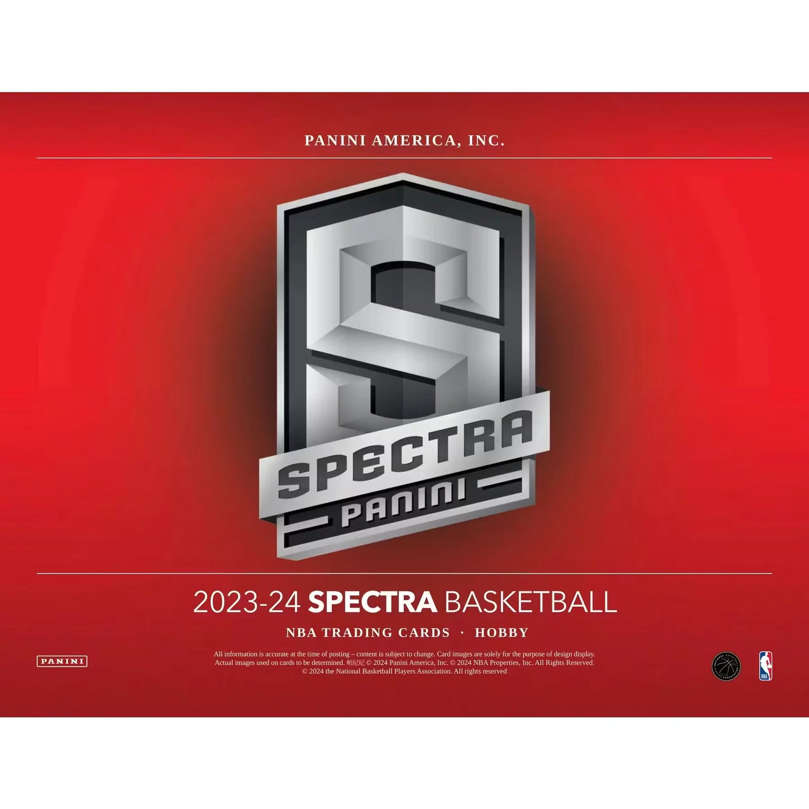 2023-24 Panini Spectra Basketball Hobby 8-Box Case (Ships Sealed Only)