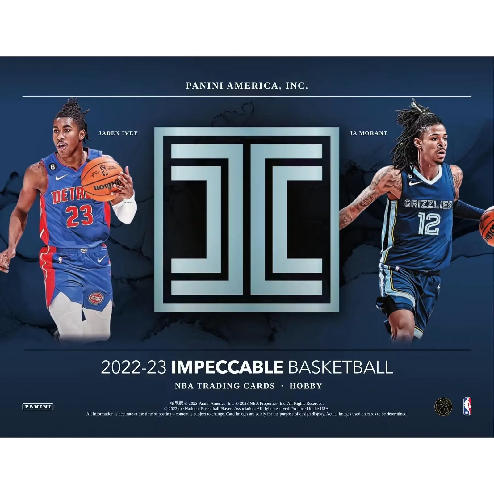 2022-23 Panini Impeccable Basketball Hobby 3-Box Case (Ships Sealed Only)