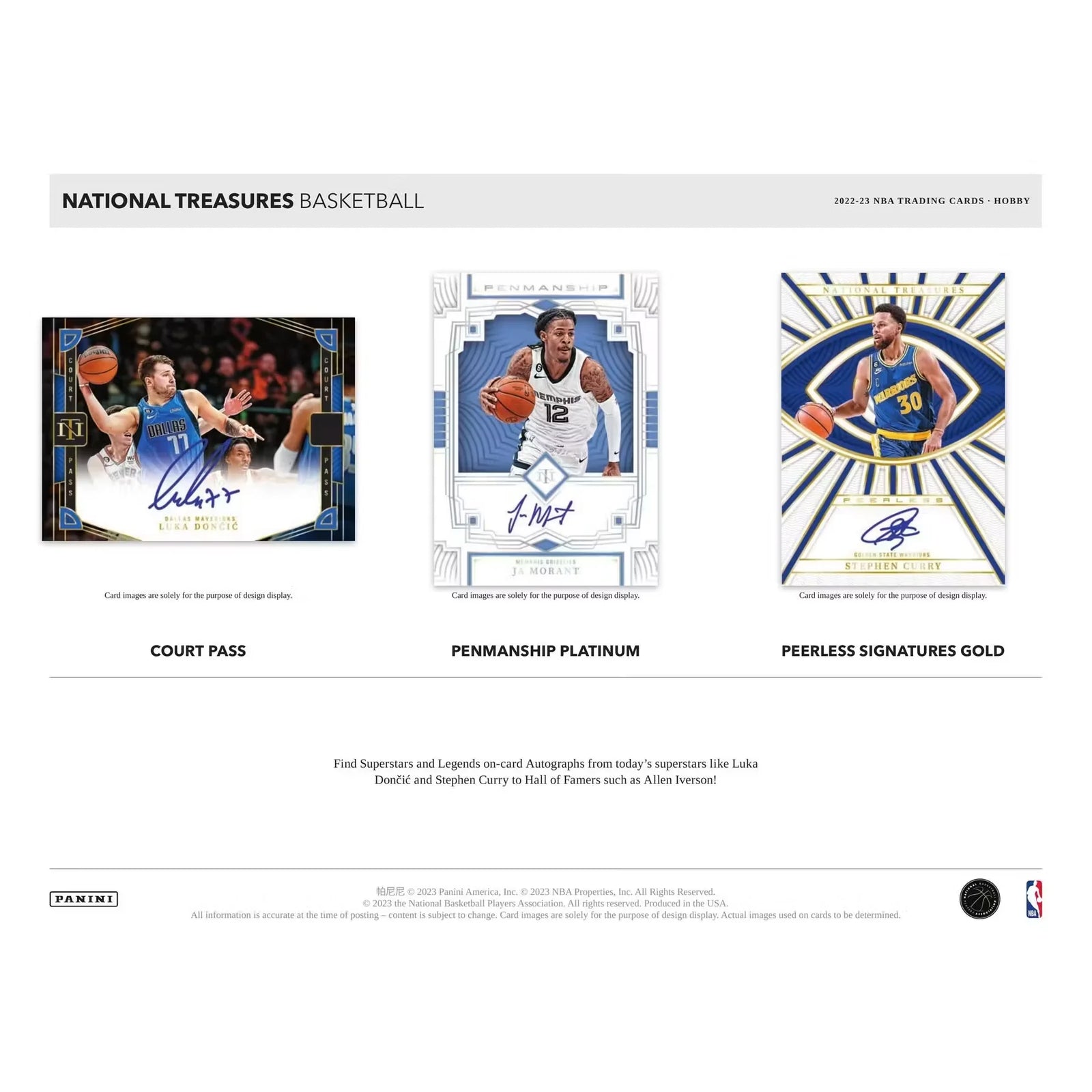 2022-23 Panini National Treasures Basketball Hobby Box (Ships Sealed Only)