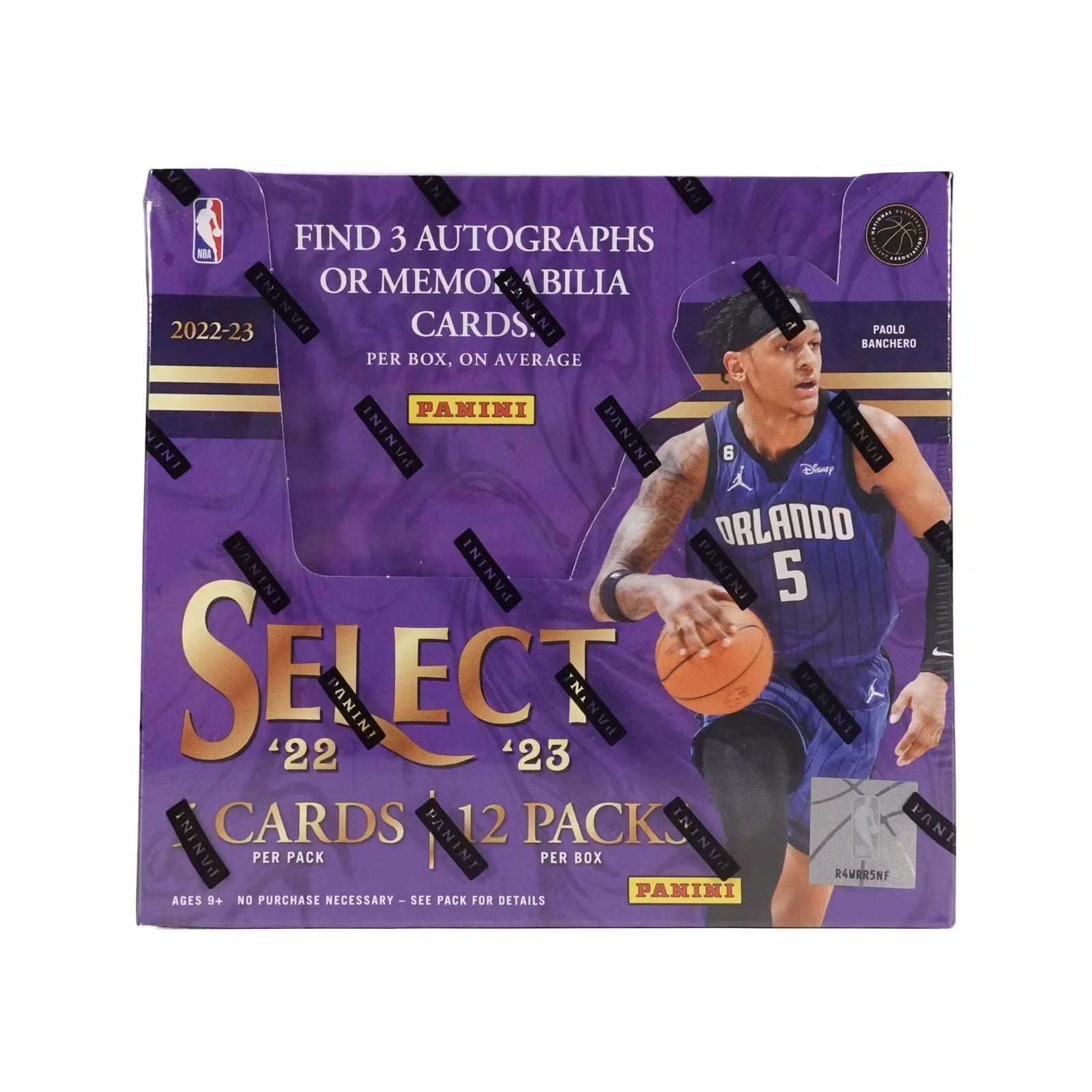 2022-23 Panini Select Basketball Hobby 12-Box Case (Ships Sealed Only)