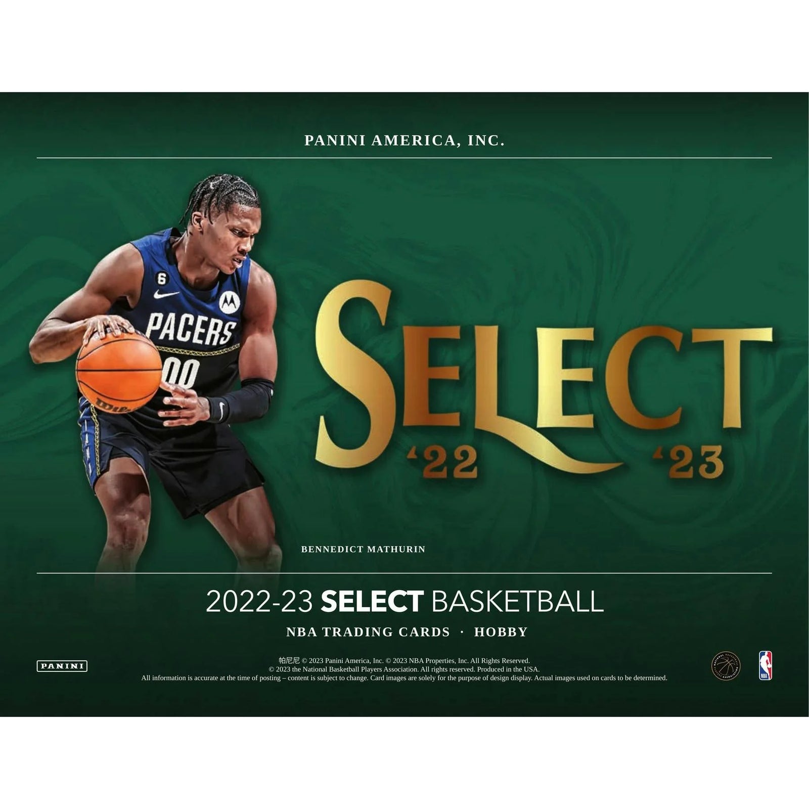 2022-23 Panini Select Basketball Hobby 12-Box Case (Ships Sealed Only)