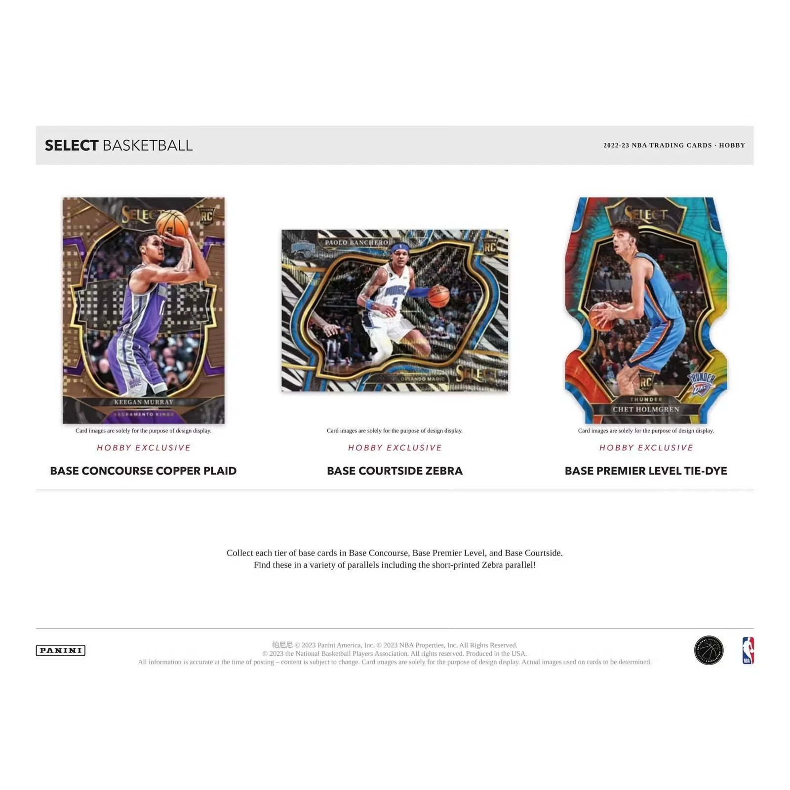 2022-23 Panini Select Basketball Hobby 12-Box Case (Ships Sealed Only)