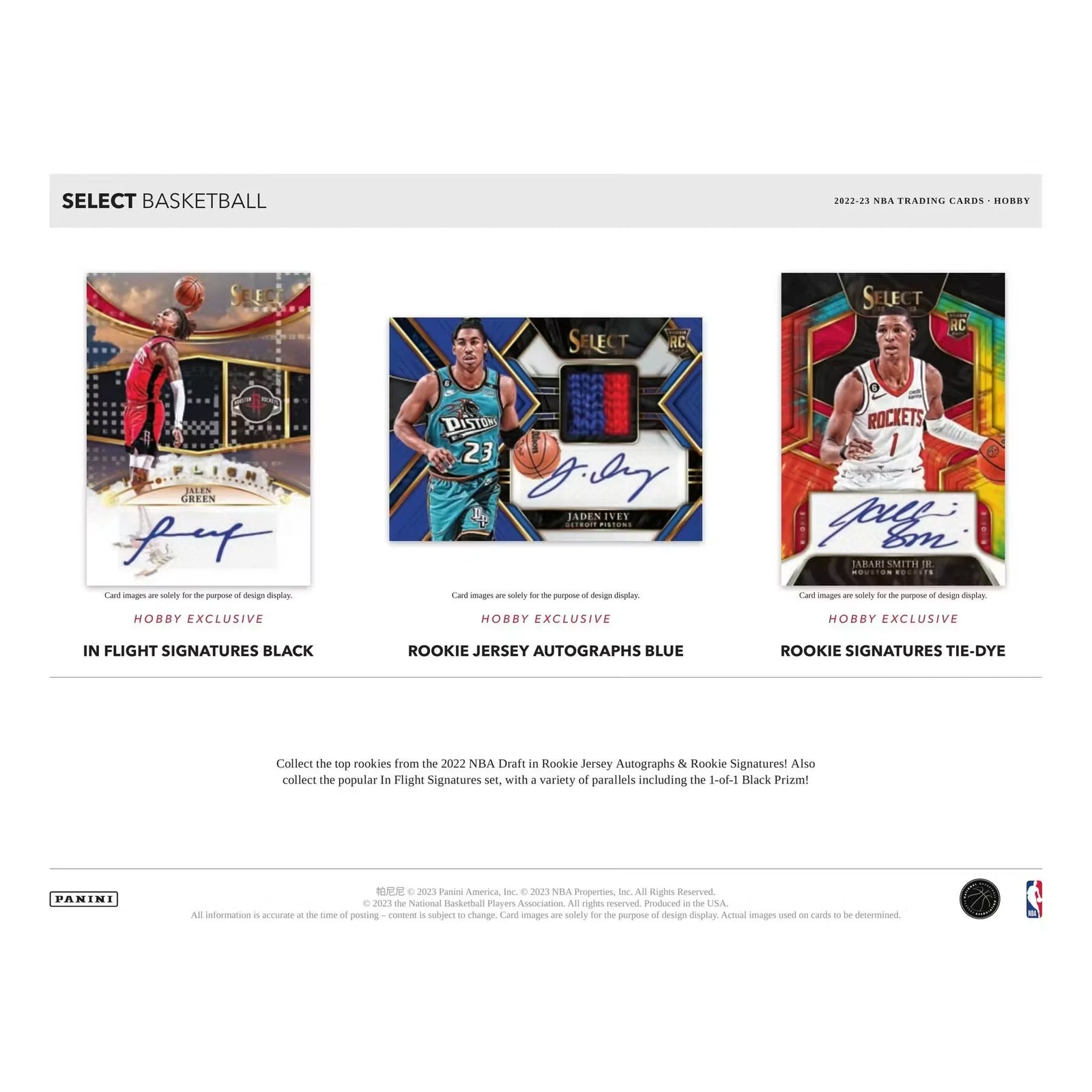 2022-23 Panini Select Basketball Hobby 12-Box Case (Ships Sealed Only)