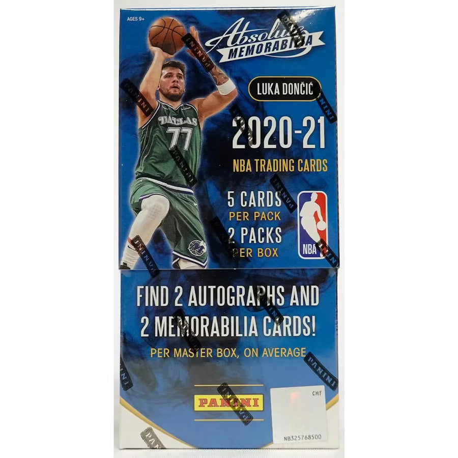 2020-21 Panini Absolute Memorabilia Basketball Hobby Box (Ships Sealed Only)
