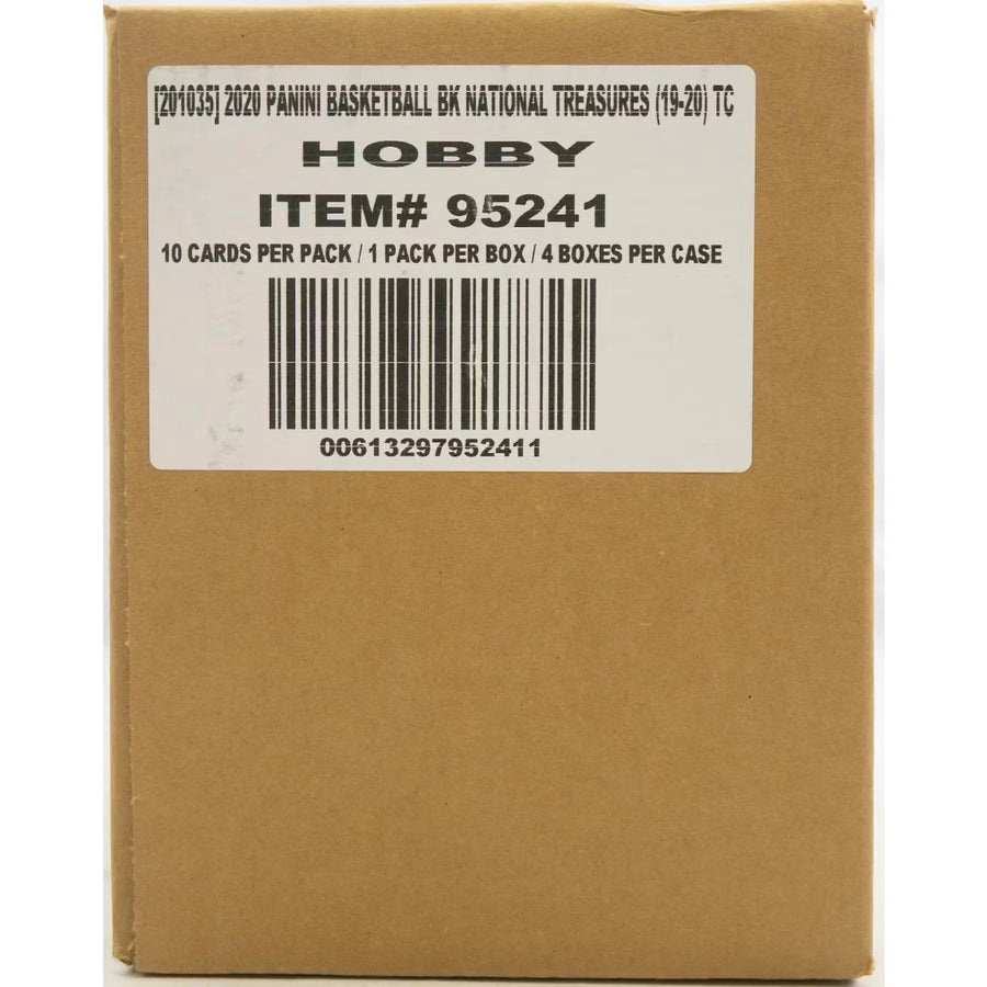 2019-20 Panini National Treasures Basketball Hobby 4-Box Case (Ships Sealed Only)