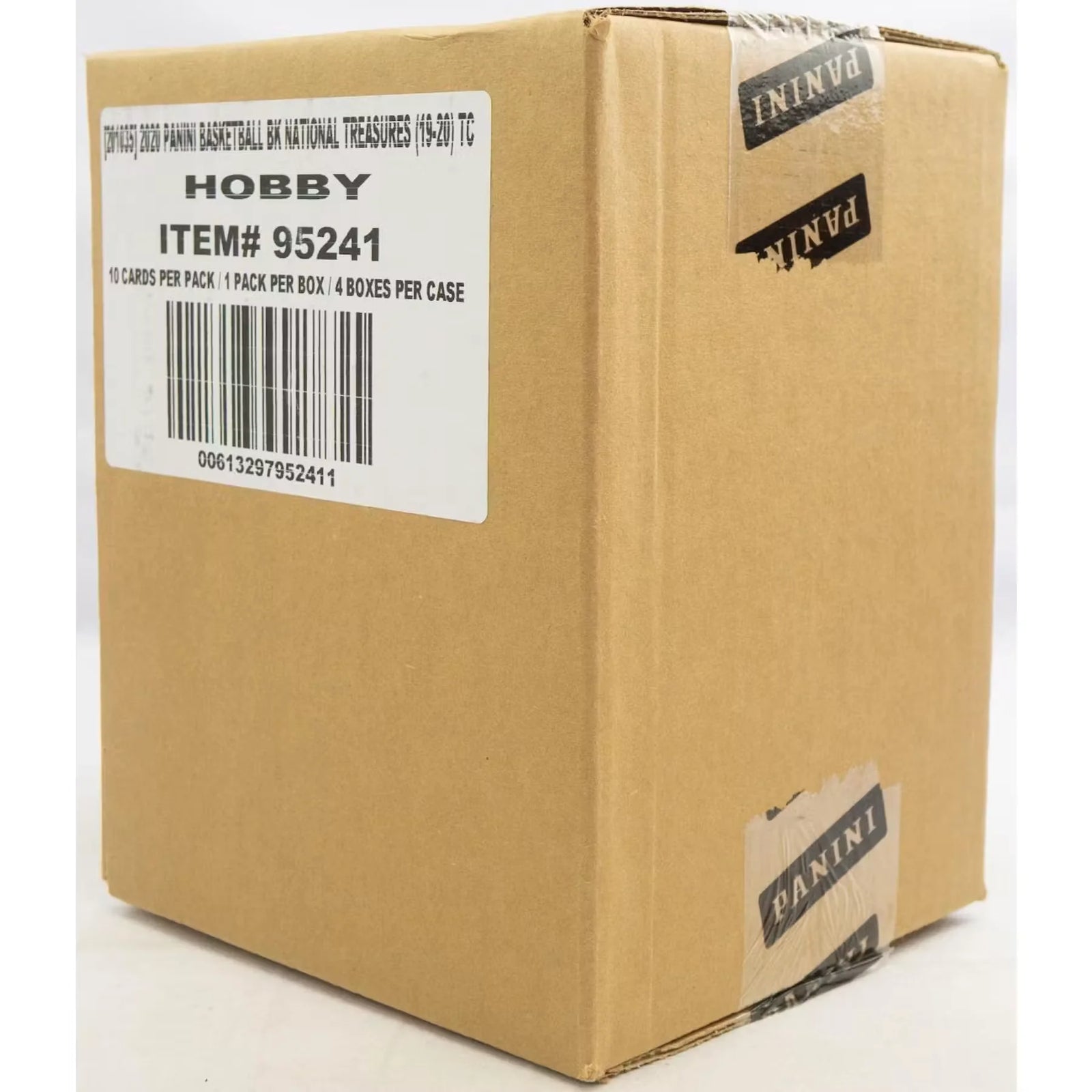 2019-20 Panini National Treasures Basketball Hobby 4-Box Case (Ships Sealed Only)