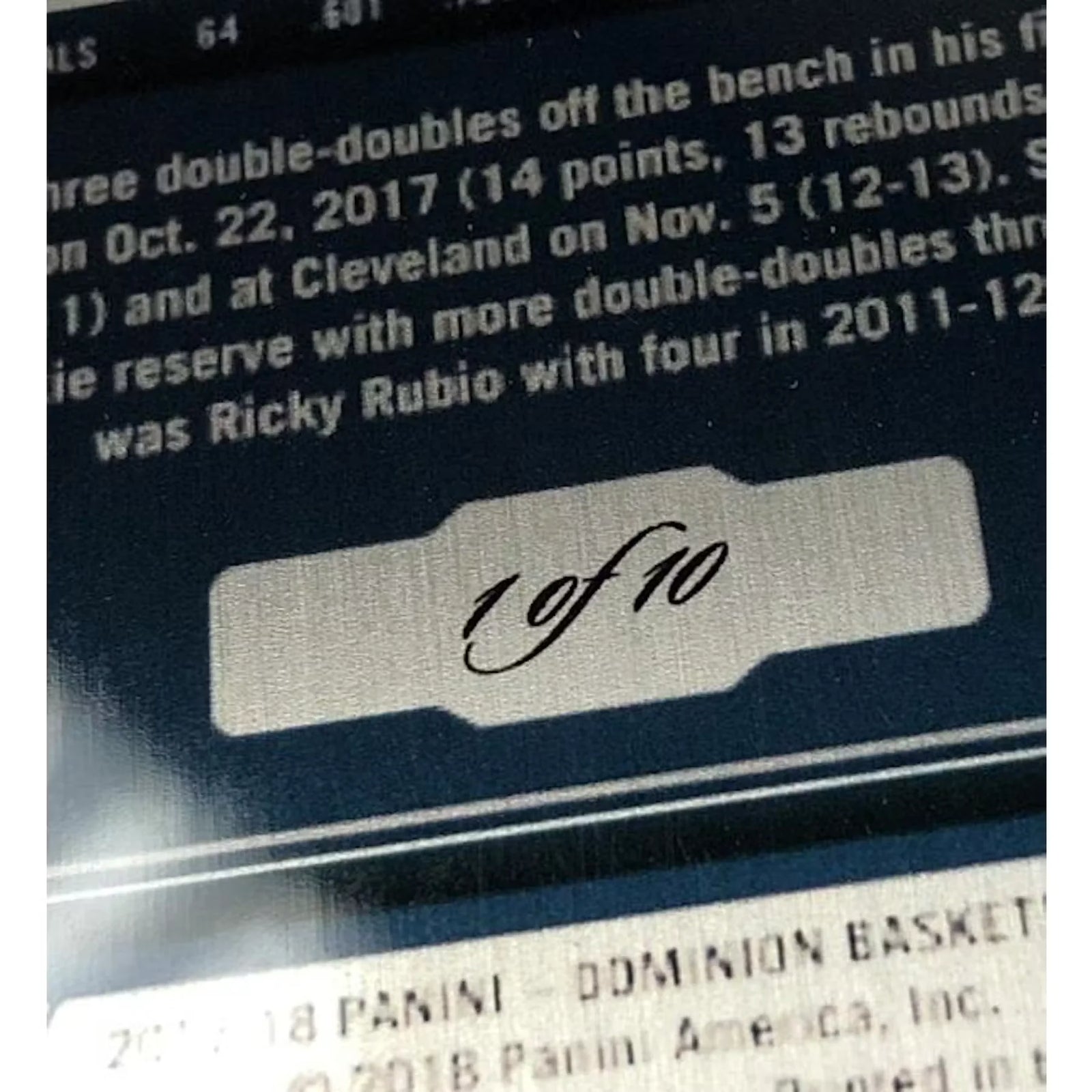 2017-18 Panini Dominion Basketball Hobby Box | Three Autos Per Box (Ships Sealed Only)
