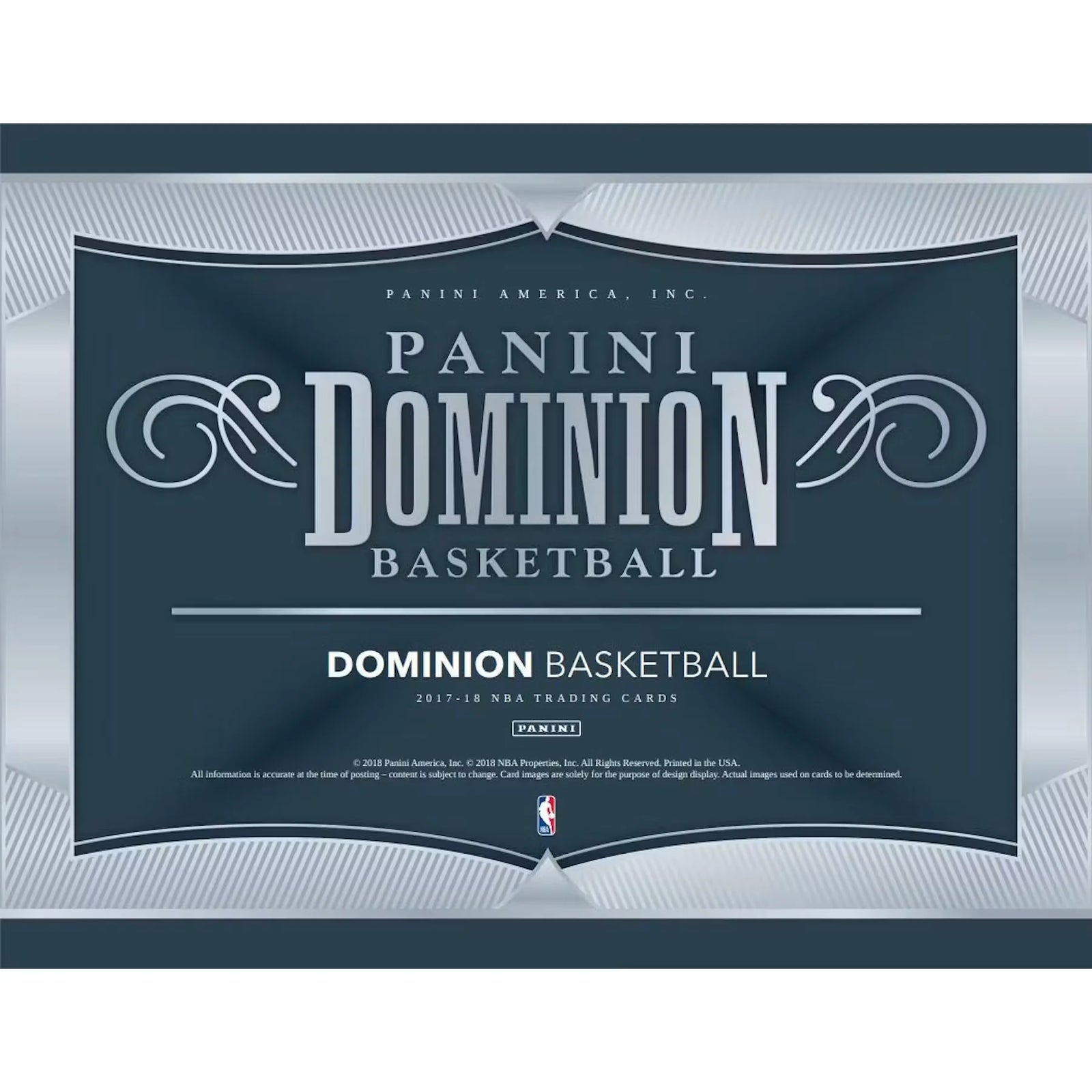 2017-18 Panini Dominion Basketball Hobby Box | Three Autos Per Box (Ships Sealed Only)