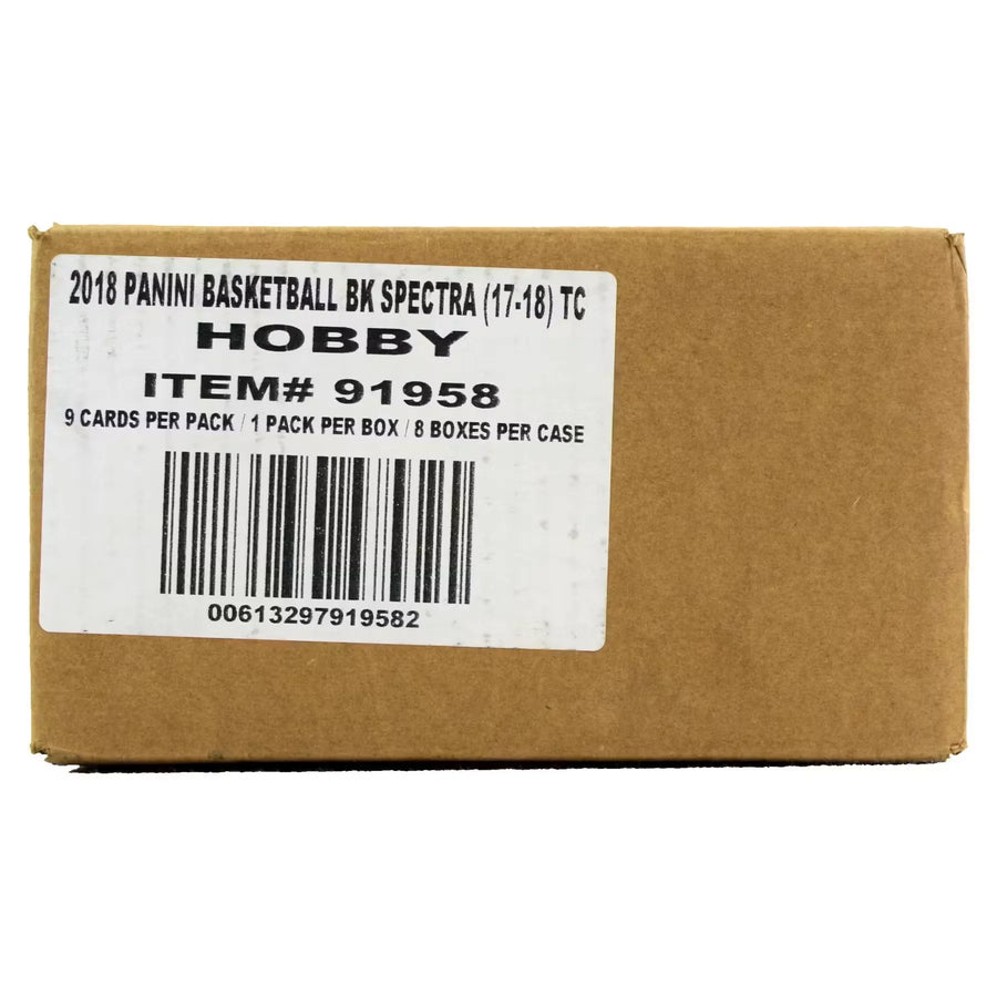 2017-18 Panini Spectra Basketball Hobby 8-Box Case (Ships Sealed Only)