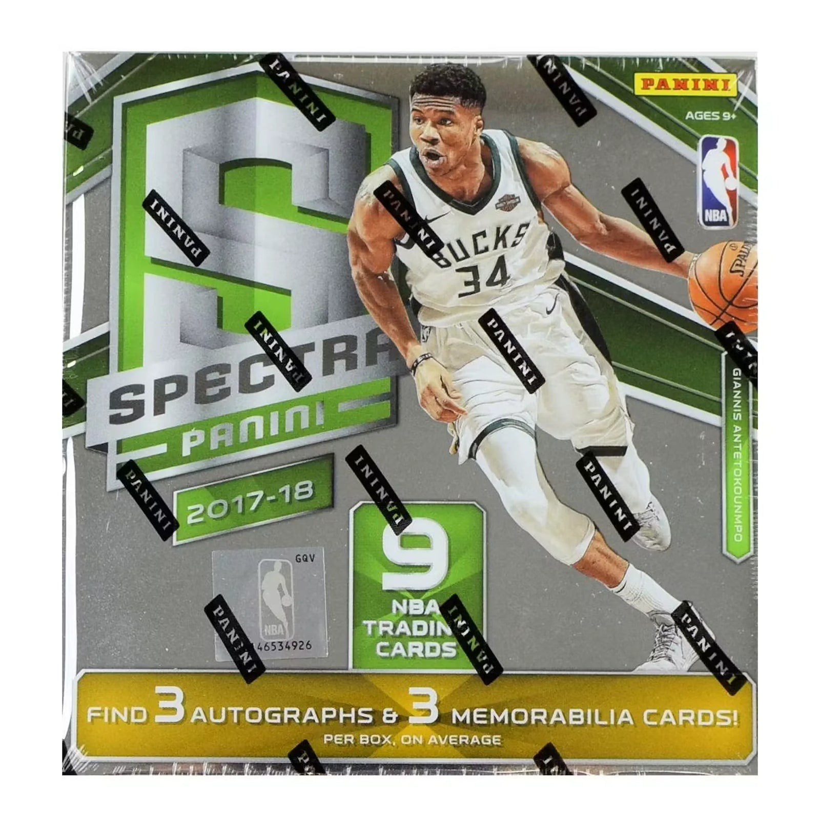 2017-18 Panini Spectra Basketball Hobby 8-Box Case (Ships Sealed Only)