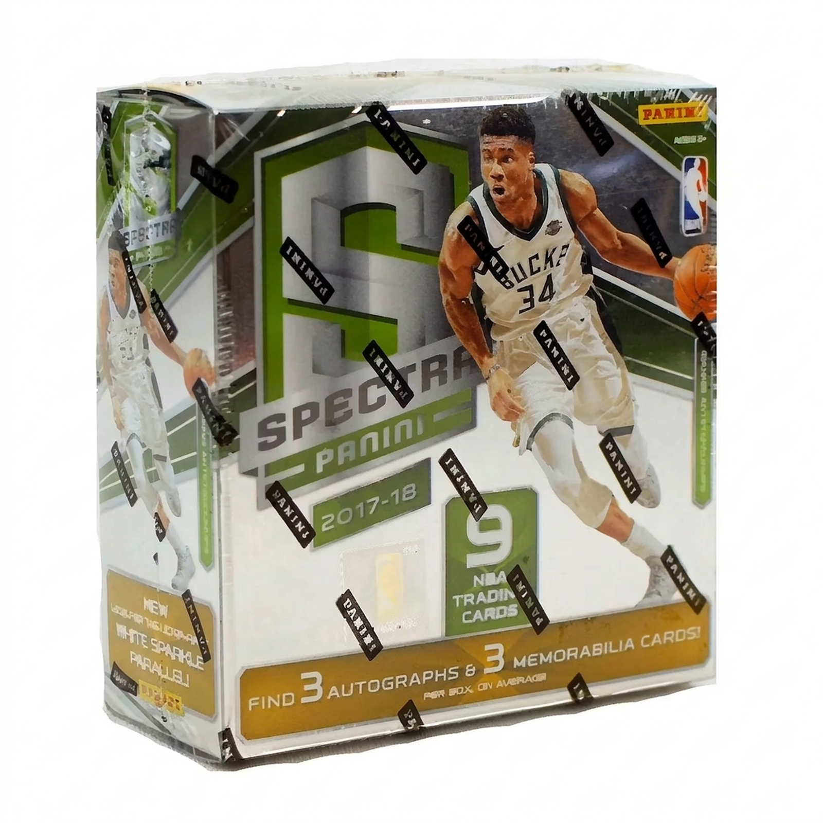 2017-18 Panini Spectra Basketball Hobby Box | 3 Autos Per Box (Ships Sealed Only)