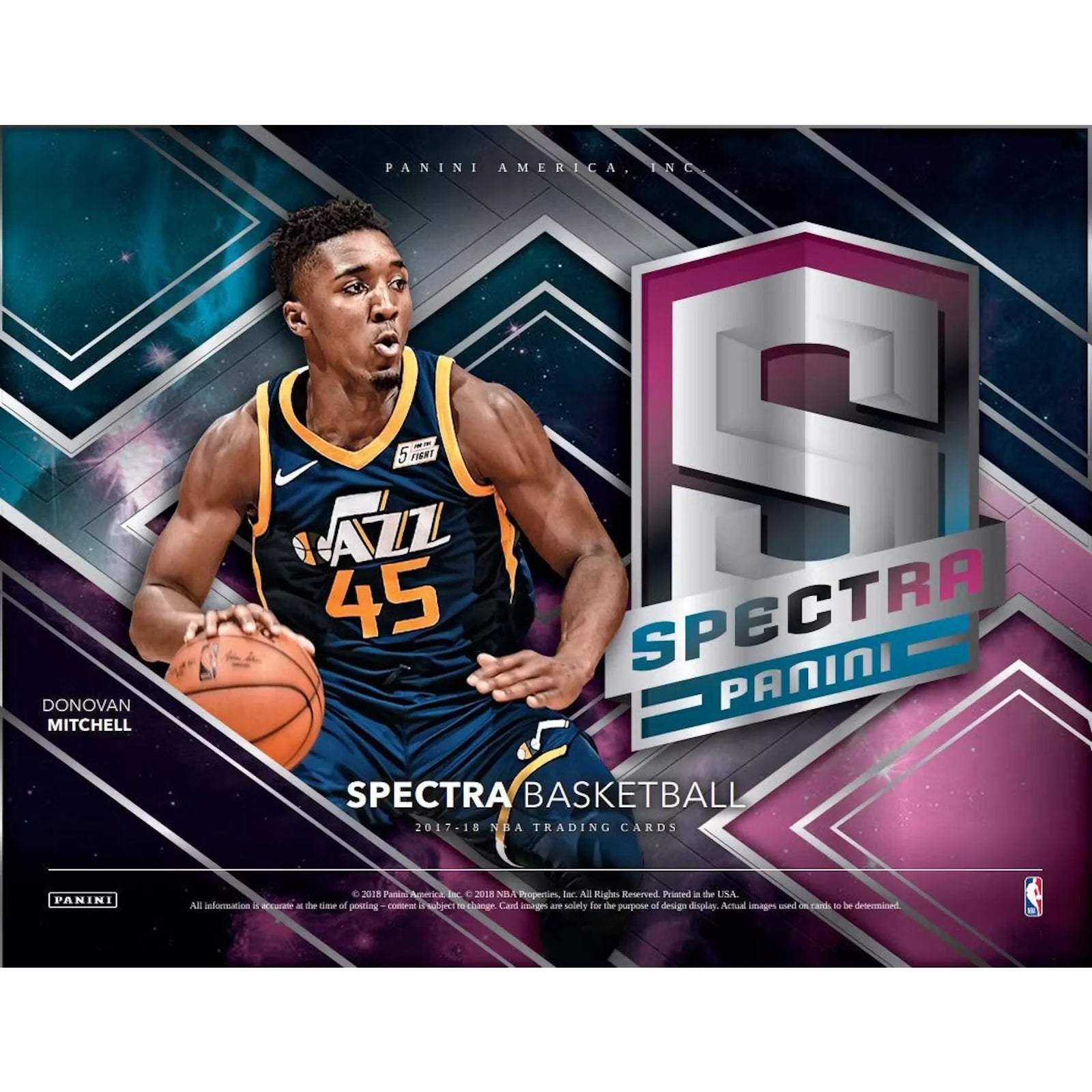 2017-18 Panini Spectra Basketball Hobby Box | 3 Autos Per Box (Ships Sealed Only)