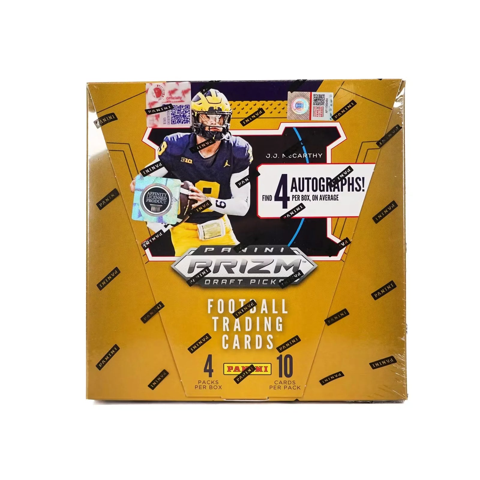 2024 Panini Prizm Draft Picks Football Hobby | 16-Box Case (Ships Sealed Only)