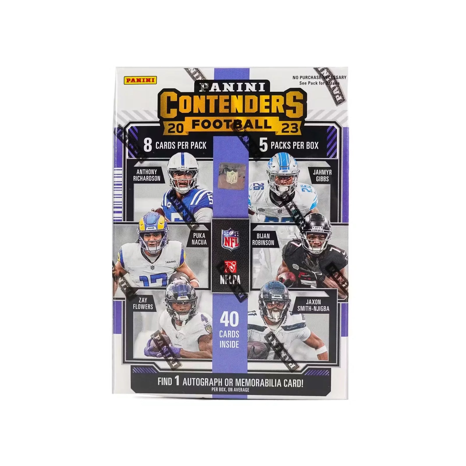 2023 Panini Contenders Football Blaster Hobby 20-Box Case | Blue Parallels (Ships Sealed Only)