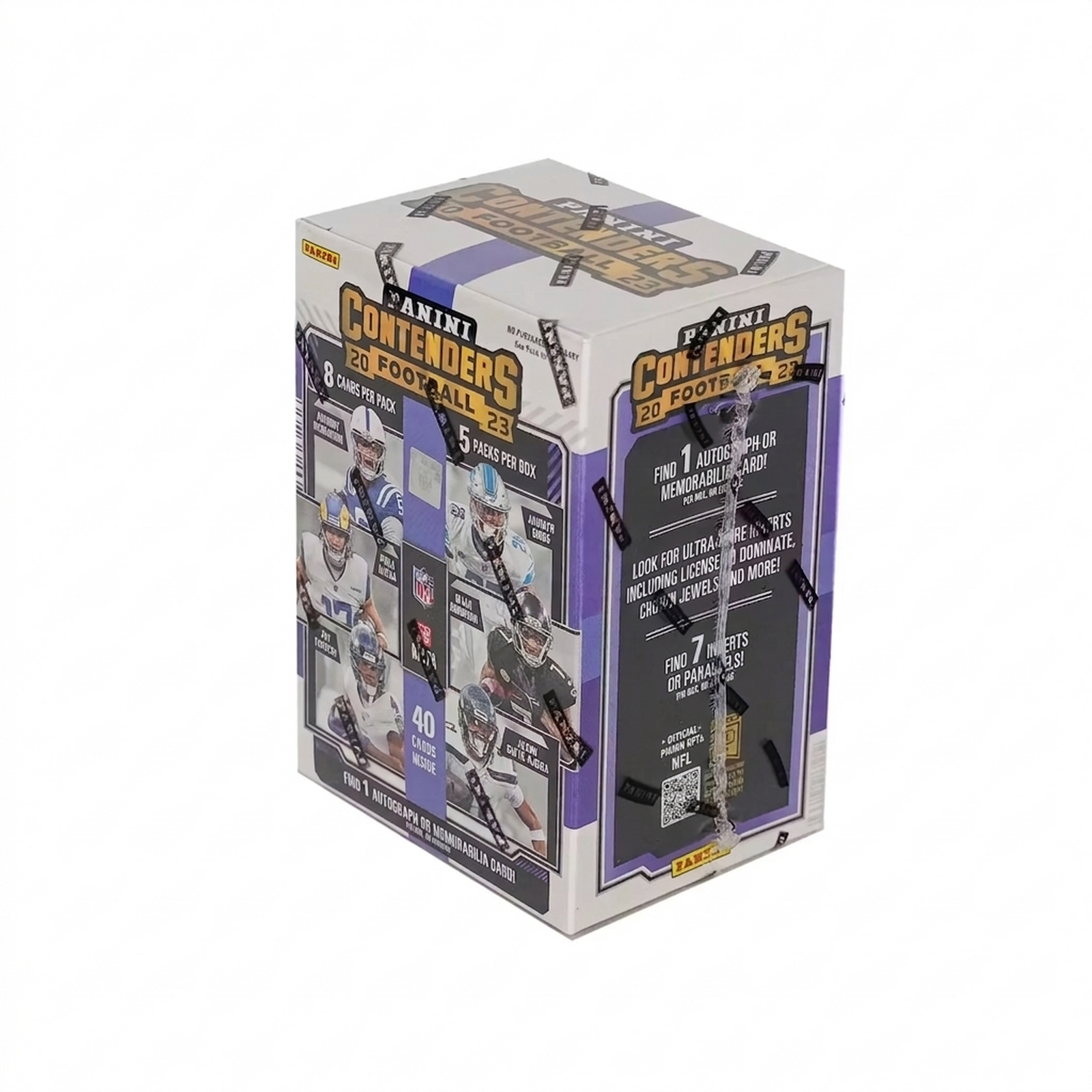 2023 Panini Contenders Football Blaster Hobby 20-Box Case | Blue Parallels (Ships Sealed Only)