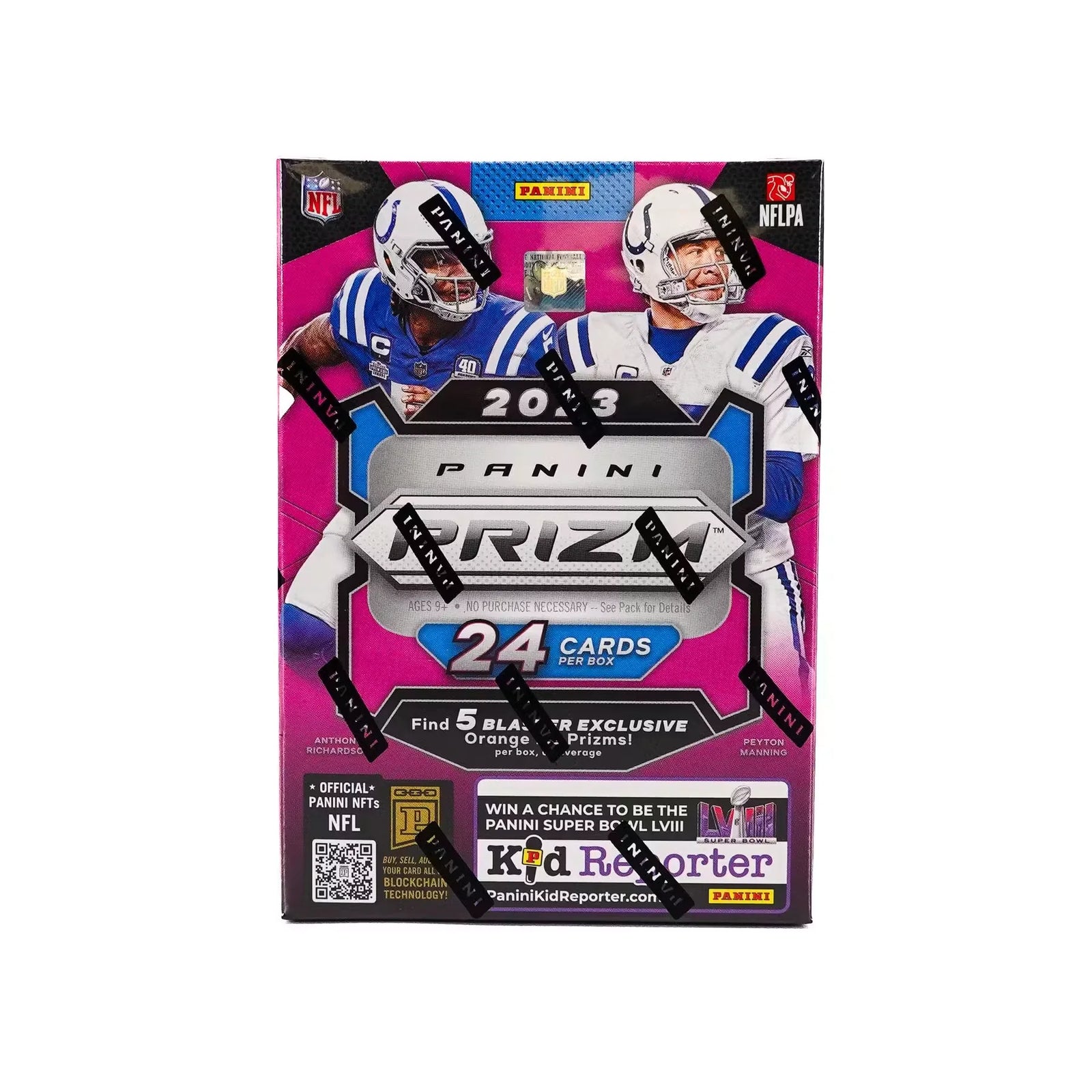 2023 Panini Prizm Football Blaster Hobby Case | 20 Boxes Orange Ice (Ships Sealed Only)