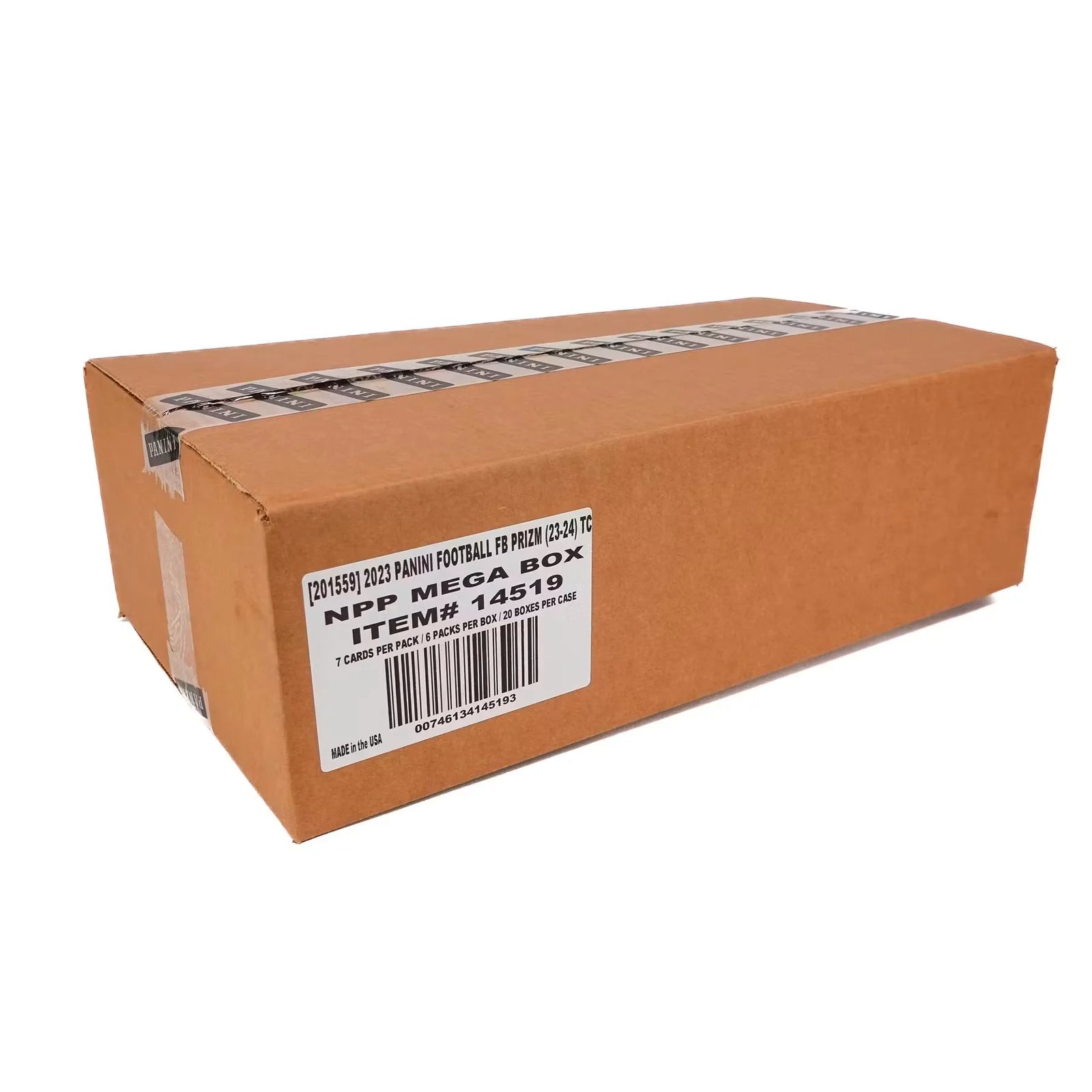 2023 Panini Prizm Football Mega 20-Box Case | Neon Green Pulsar Prizms (Ships Sealed Only)