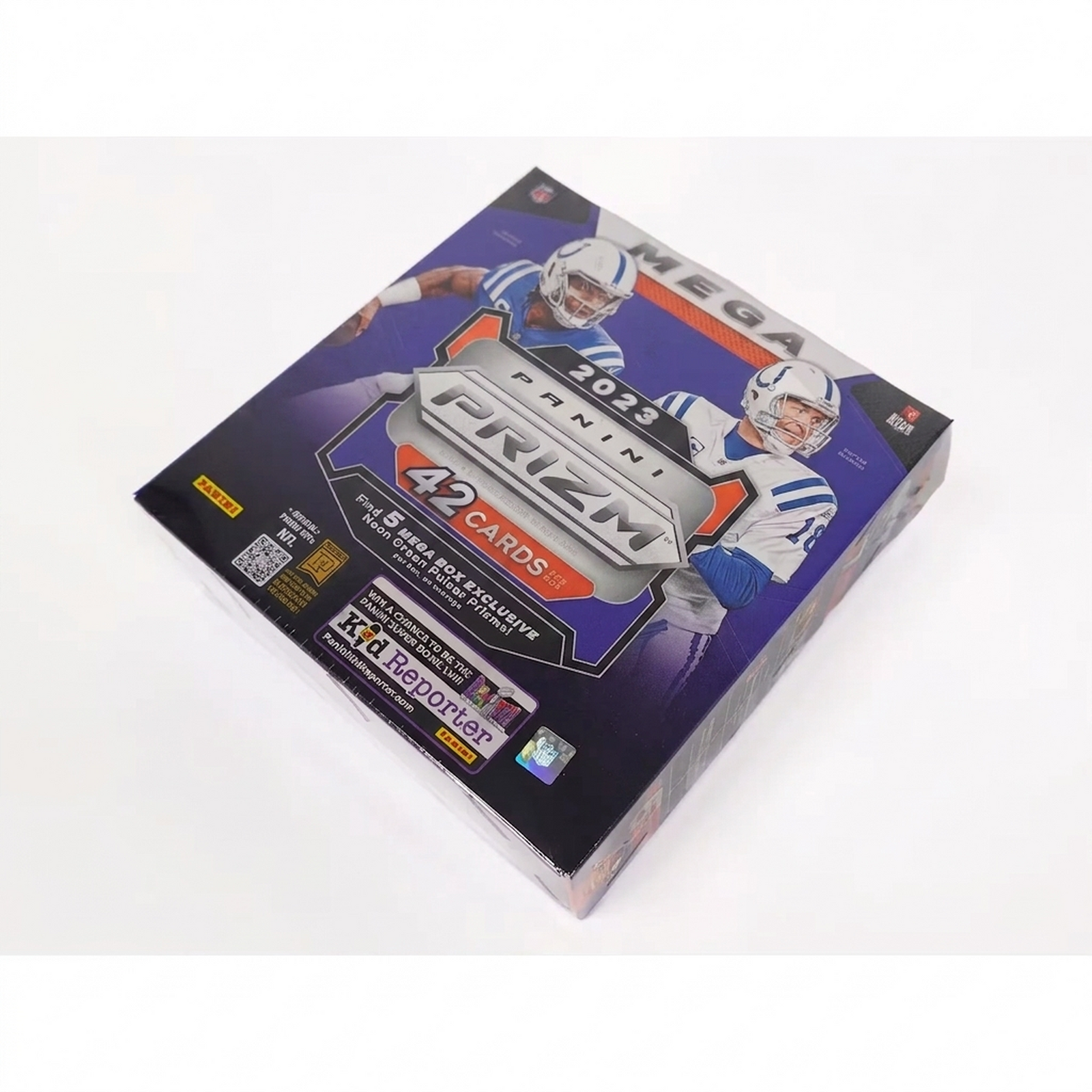 2023 Panini Prizm Football Mega 20-Box Case | Neon Green Pulsar Prizms (Ships Sealed Only)