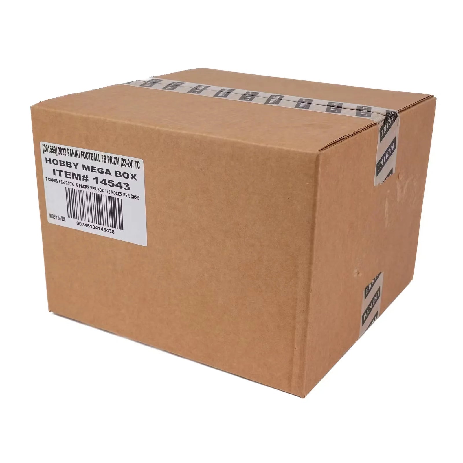 2023 Panini Prizm Football Mega Hobby Case | 20 Boxes, Purple Pulsar Parallels (Ships Sealed Only)