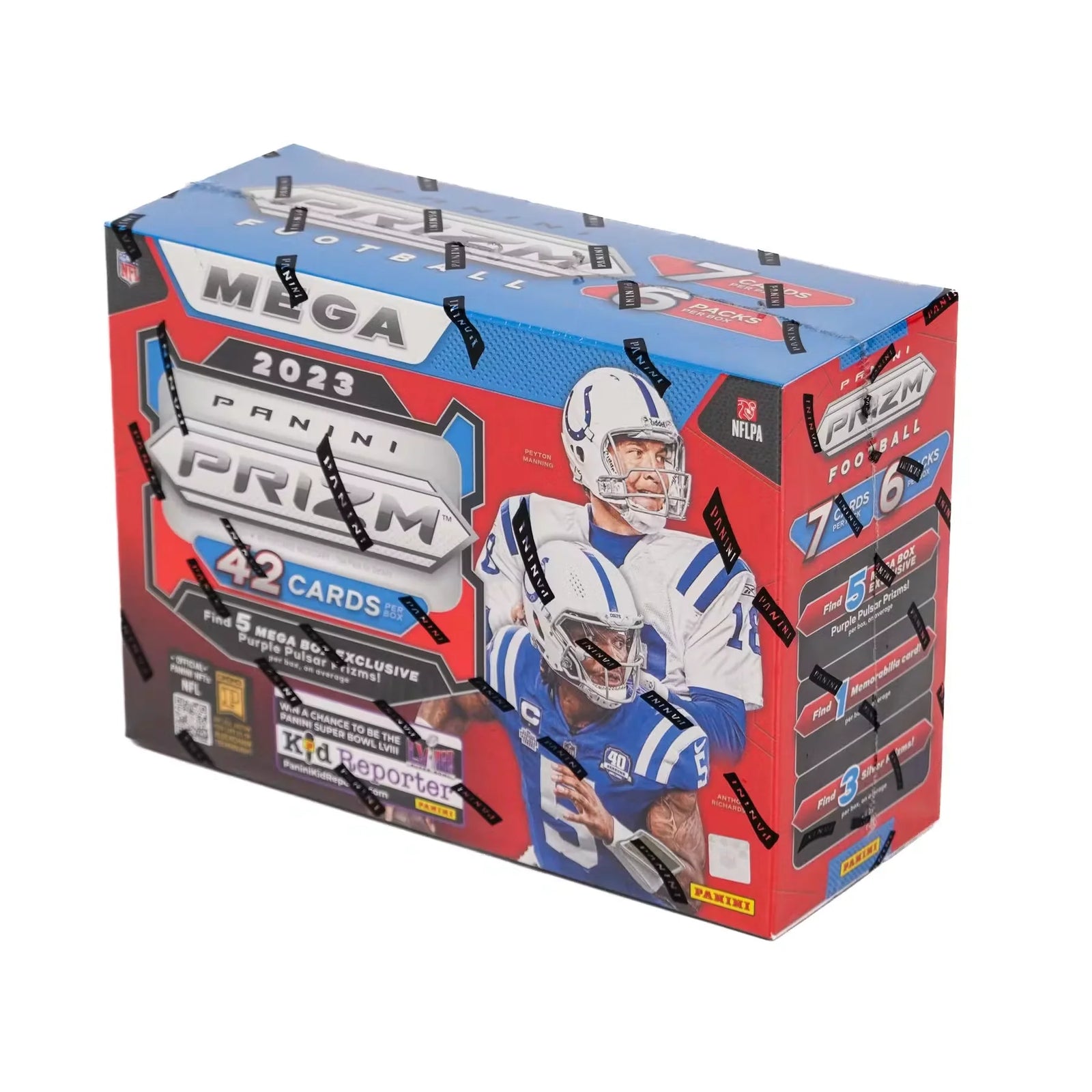 2023 Panini Prizm Football Mega Hobby Case | 20 Boxes, Purple Pulsar Parallels (Ships Sealed Only)