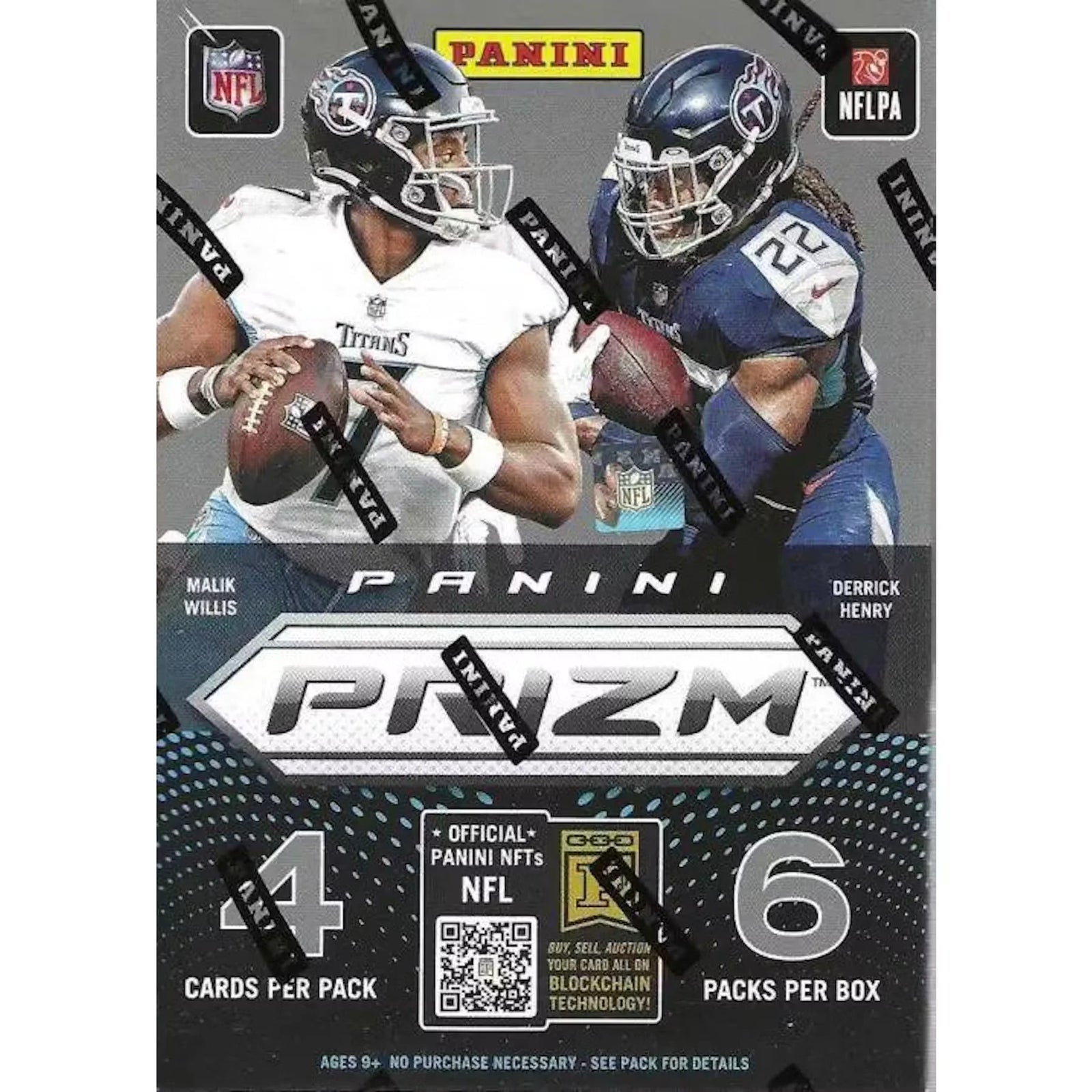 2022 Panini Prizm Football Blaster Box (Red, White, & Blue Prizms!) (Ships Sealed Only) - D