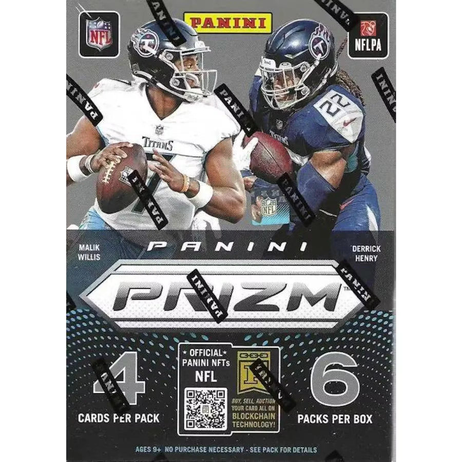 2022 Panini Prizm Football Blaster Box (Red, White, & Blue Prizms!) (Ships Sealed Only) - D